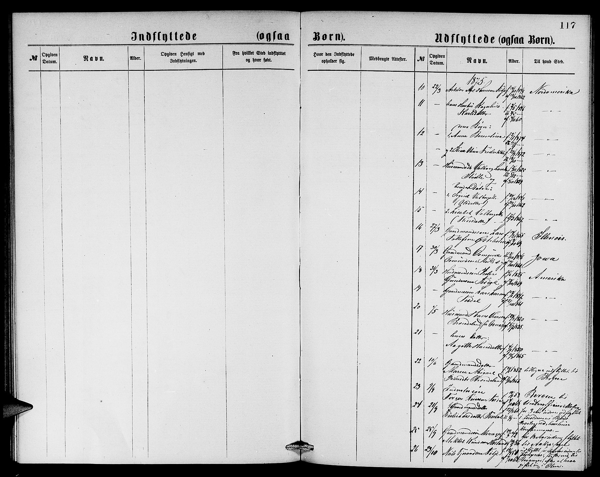 Etne sokneprestembete, SAB/A-75001/H/Hab: Klokkerbok nr. A 4, 1874-1878, s. 117
