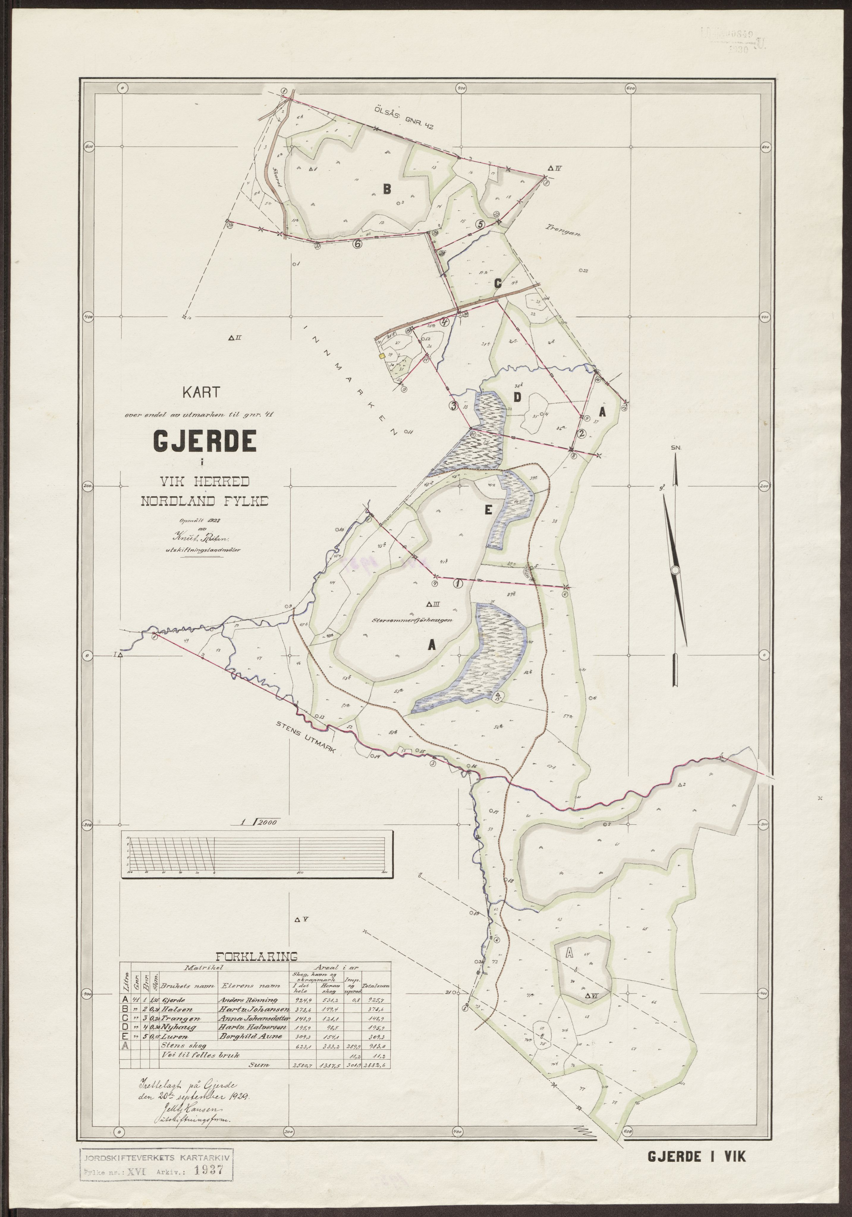 Jordskifteverkets kartarkiv, AV/RA-S-3929/T, 1859-1988, s. 2341