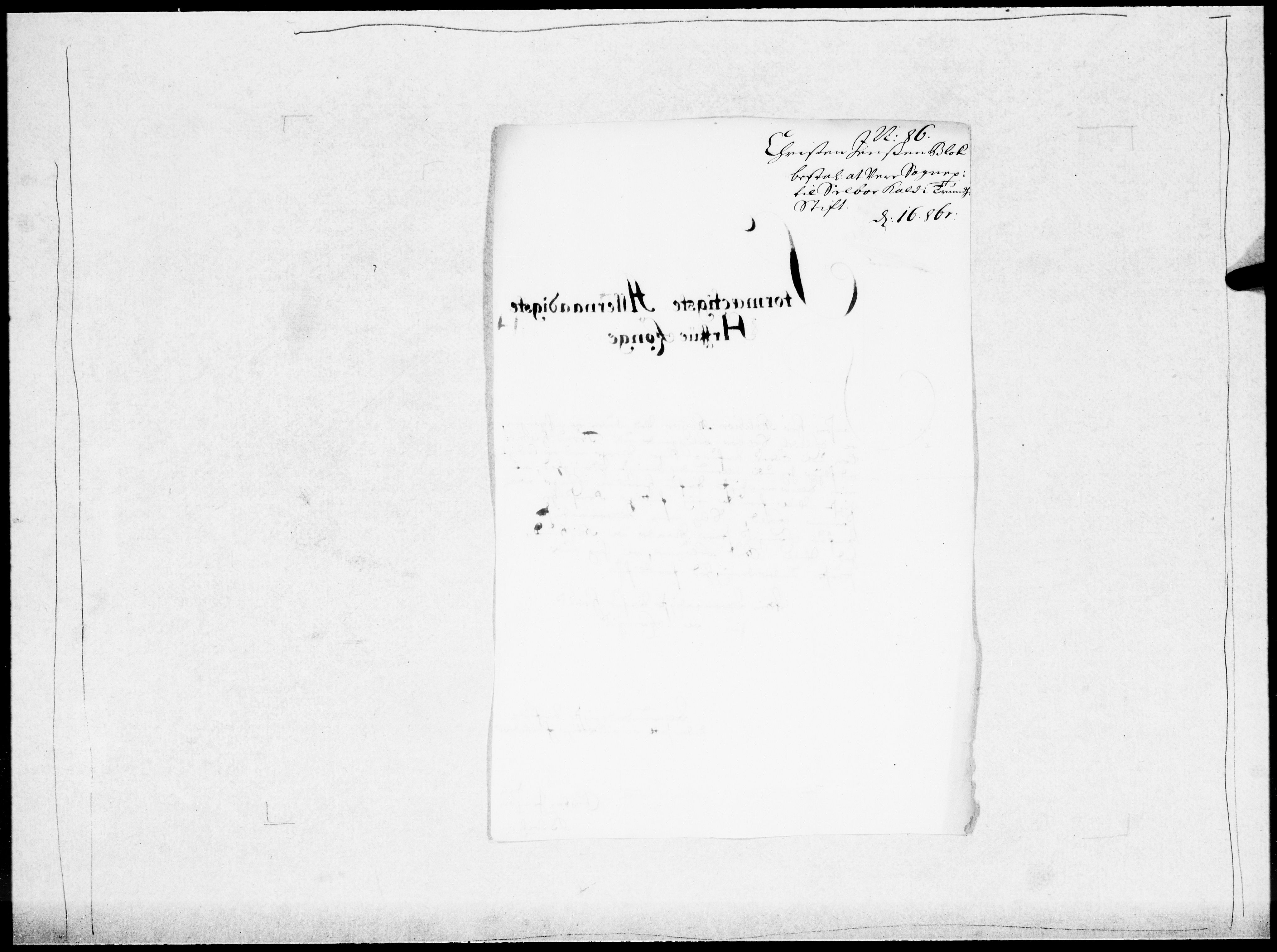 Danske Kanselli 1572-1799, AV/RA-EA-3023/F/Fc/Fcc/Fcca/L0040: Norske innlegg 1572-1799, 1686-1687, s. 207