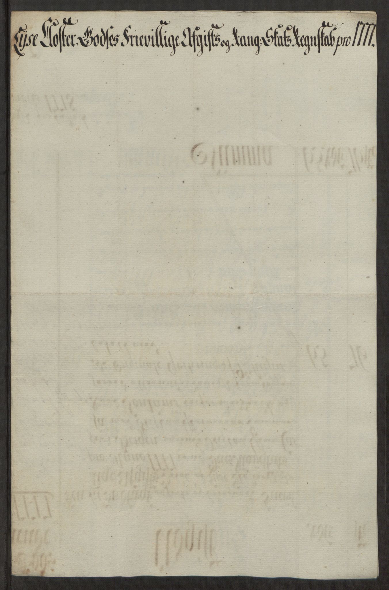 Rentekammeret inntil 1814, Reviderte regnskaper, Fogderegnskap, RA/EA-4092/R50/L3180: Ekstraskatten Lyse kloster, 1762-1783, s. 400