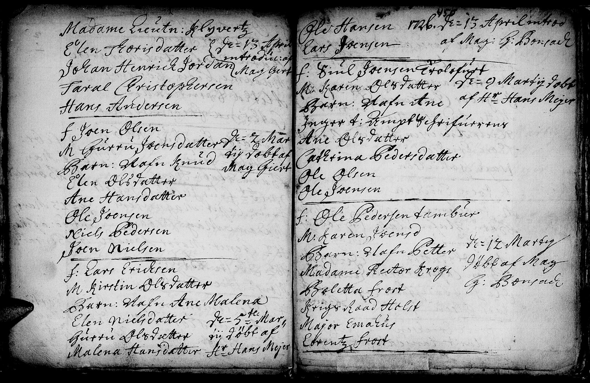 Ministerialprotokoller, klokkerbøker og fødselsregistre - Sør-Trøndelag, SAT/A-1456/601/L0035: Ministerialbok nr. 601A03, 1713-1728, s. 450