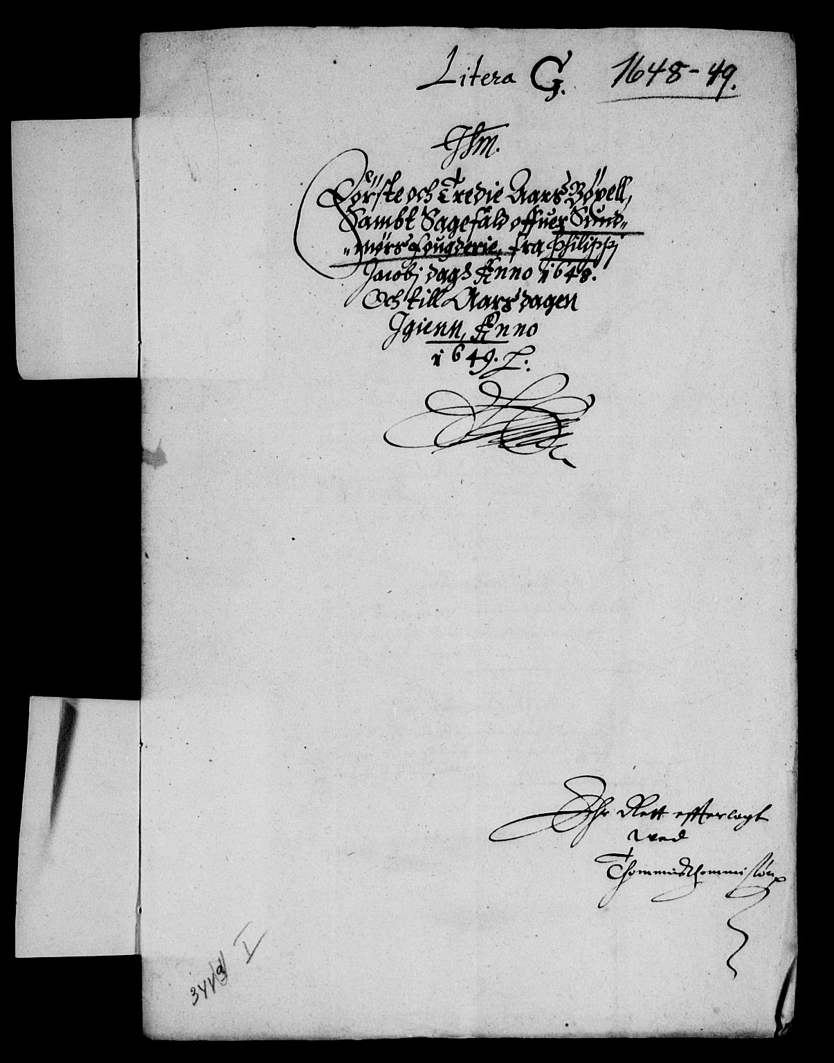 Rentekammeret inntil 1814, Reviderte regnskaper, Lensregnskaper, AV/RA-EA-5023/R/Rb/Rbt/L0111: Bergenhus len, 1648-1649