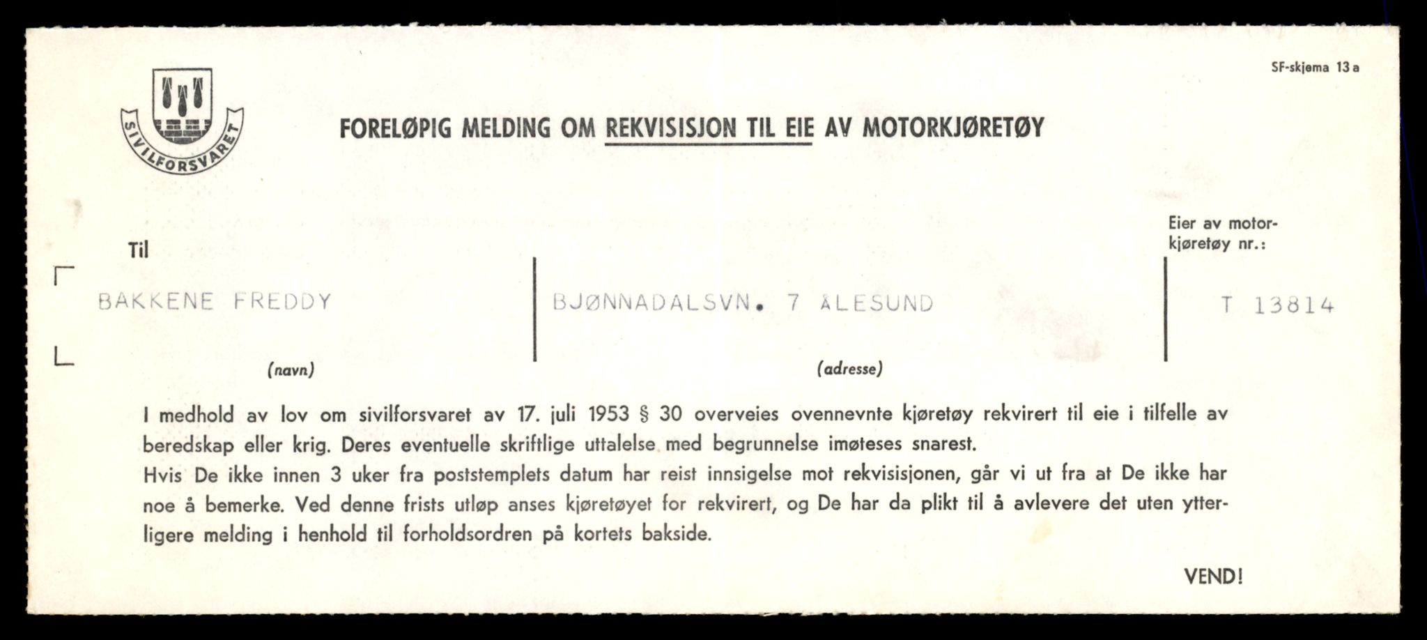 Møre og Romsdal vegkontor - Ålesund trafikkstasjon, AV/SAT-A-4099/F/Fe/L0041: Registreringskort for kjøretøy T 13710 - T 13905, 1927-1998, s. 1847