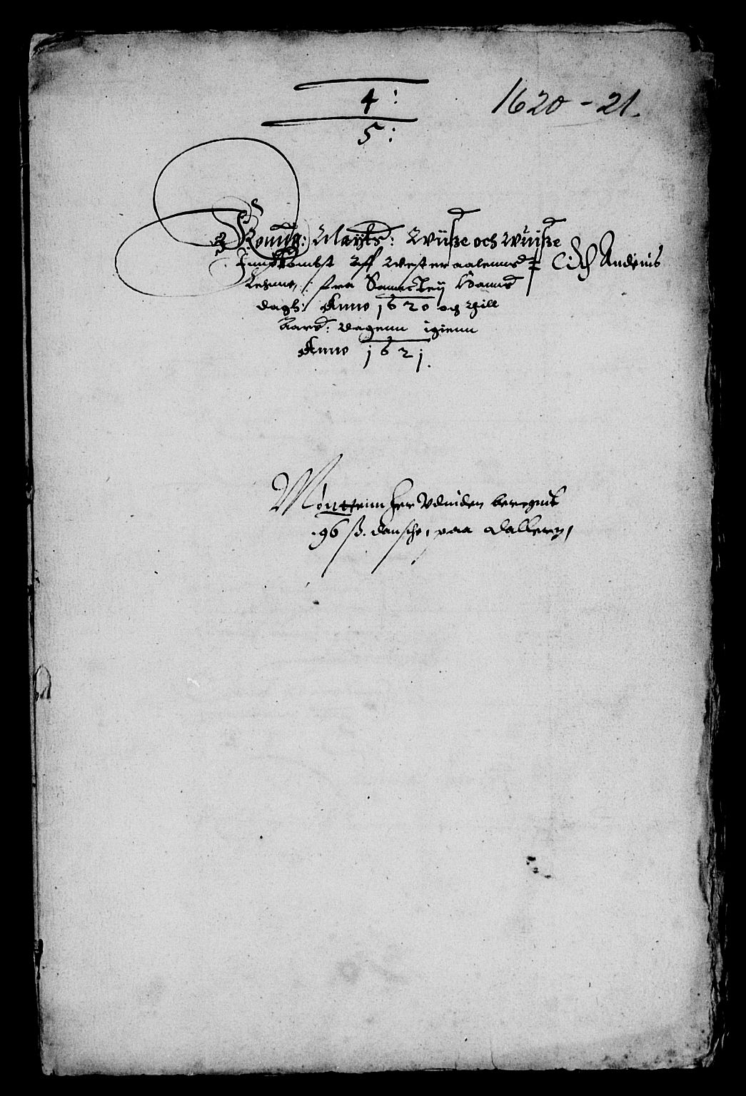 Rentekammeret inntil 1814, Reviderte regnskaper, Lensregnskaper, AV/RA-EA-5023/R/Rb/Rbz/L0012: Nordlandenes len, 1620-1621