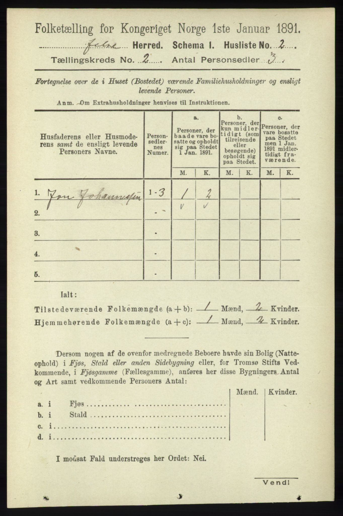 RA, Folketelling 1891 for 1138 Jelsa herred, 1891, s. 228