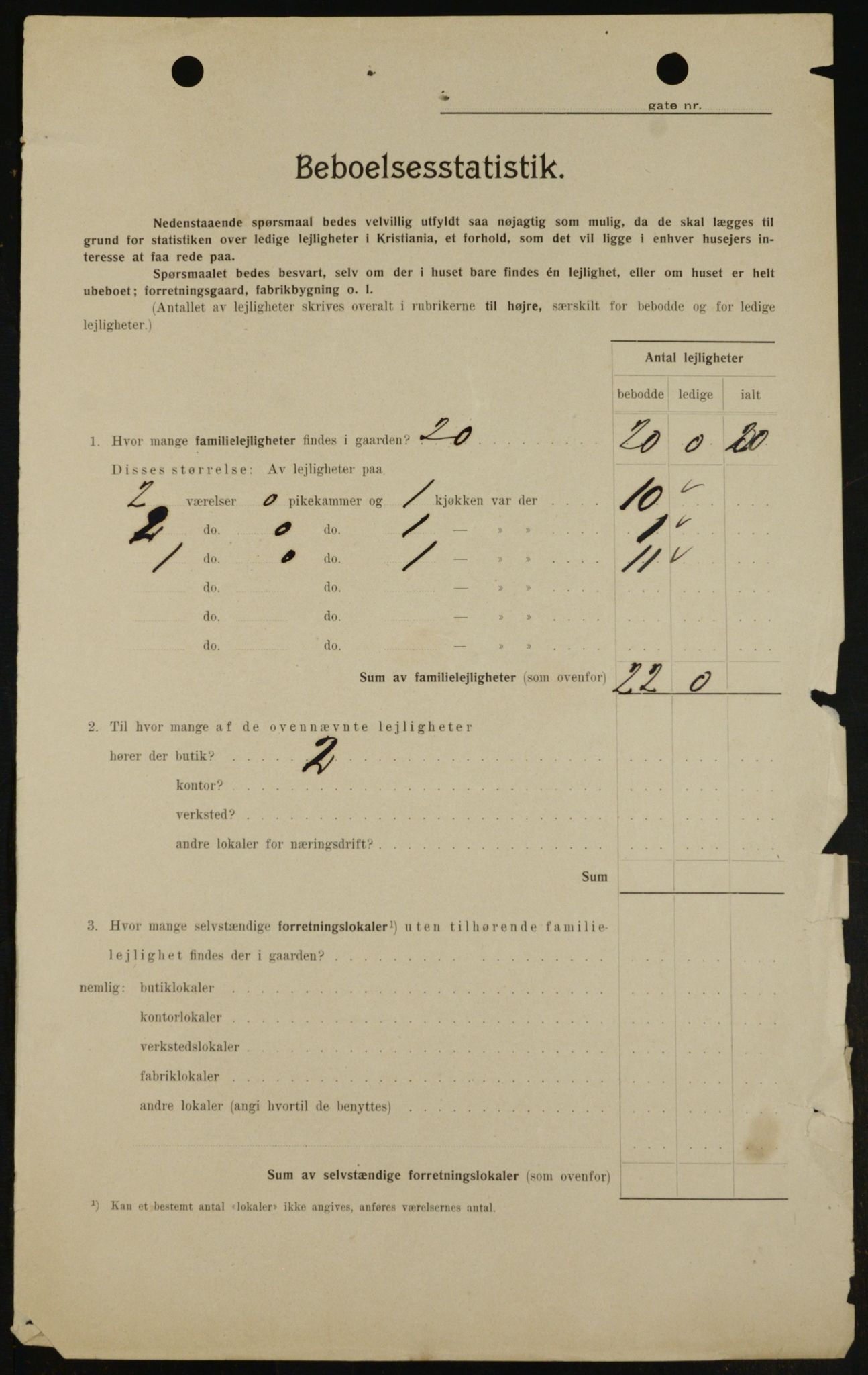 OBA, Kommunal folketelling 1.2.1909 for Kristiania kjøpstad, 1909, s. 36087