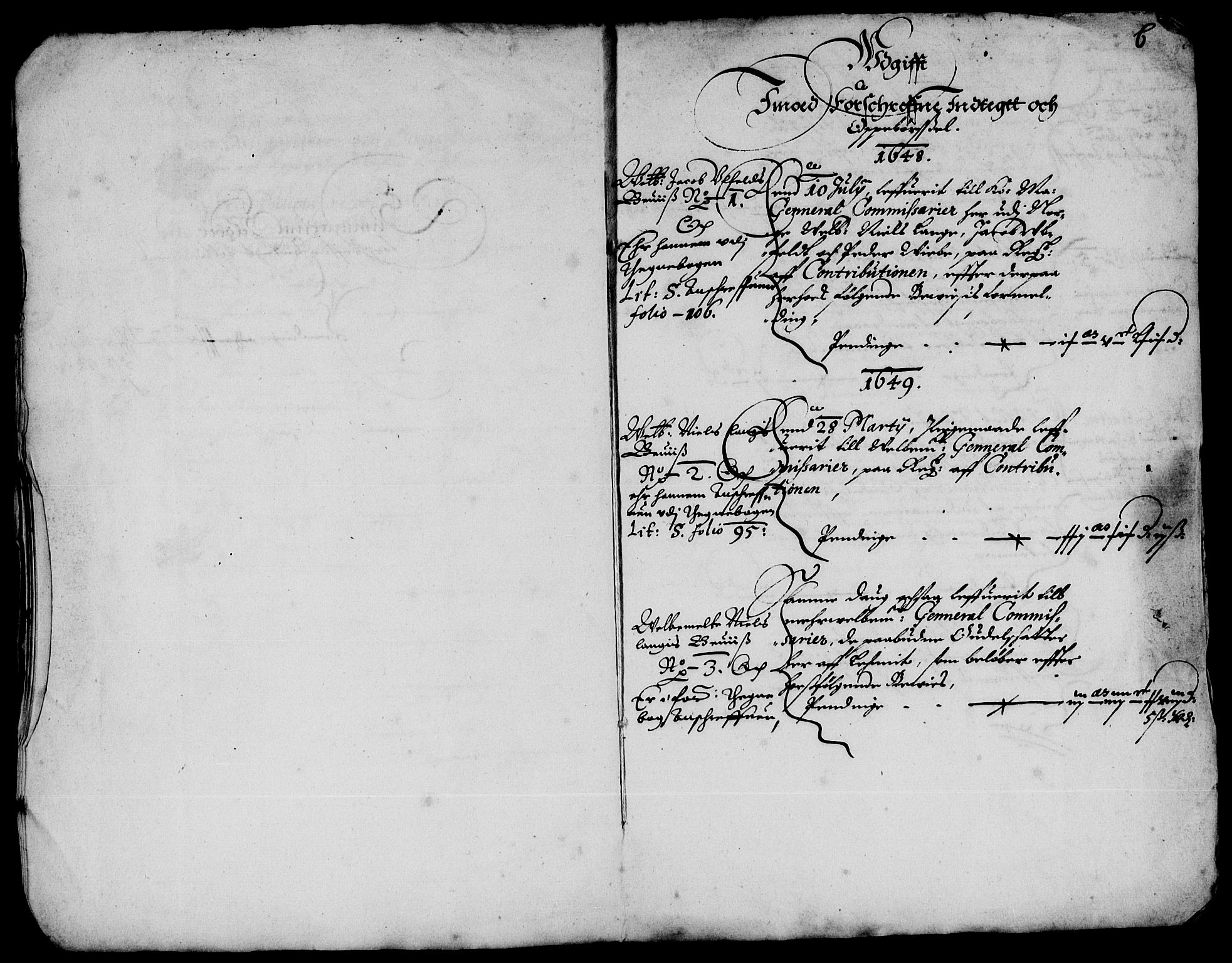 Rentekammeret inntil 1814, Reviderte regnskaper, Lensregnskaper, AV/RA-EA-5023/R/Rb/Rba/L0197: Akershus len, 1648-1650