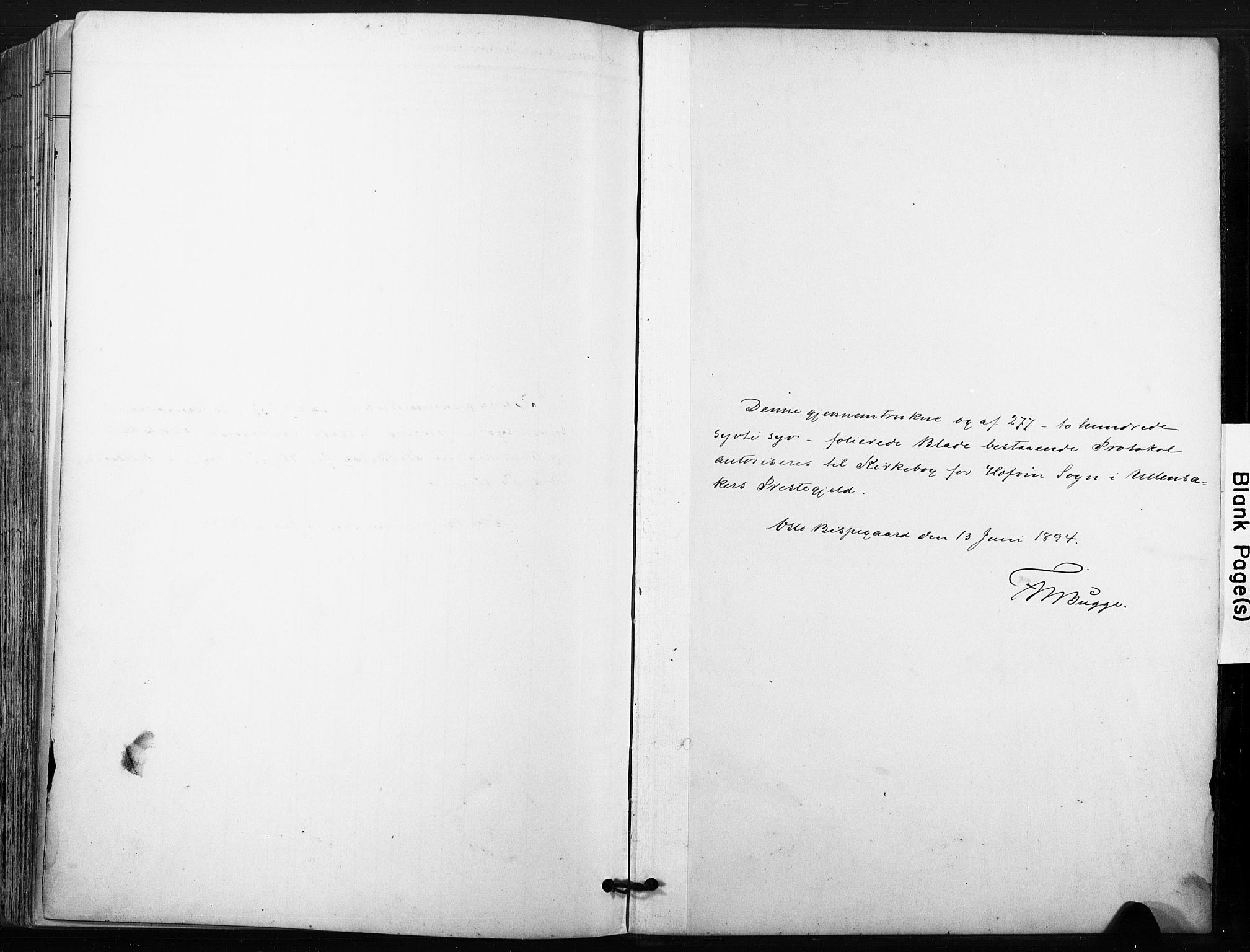 Ullensaker prestekontor Kirkebøker, SAO/A-10236a/F/Fb/L0002: Ministerialbok nr. II 2, 1894-1909
