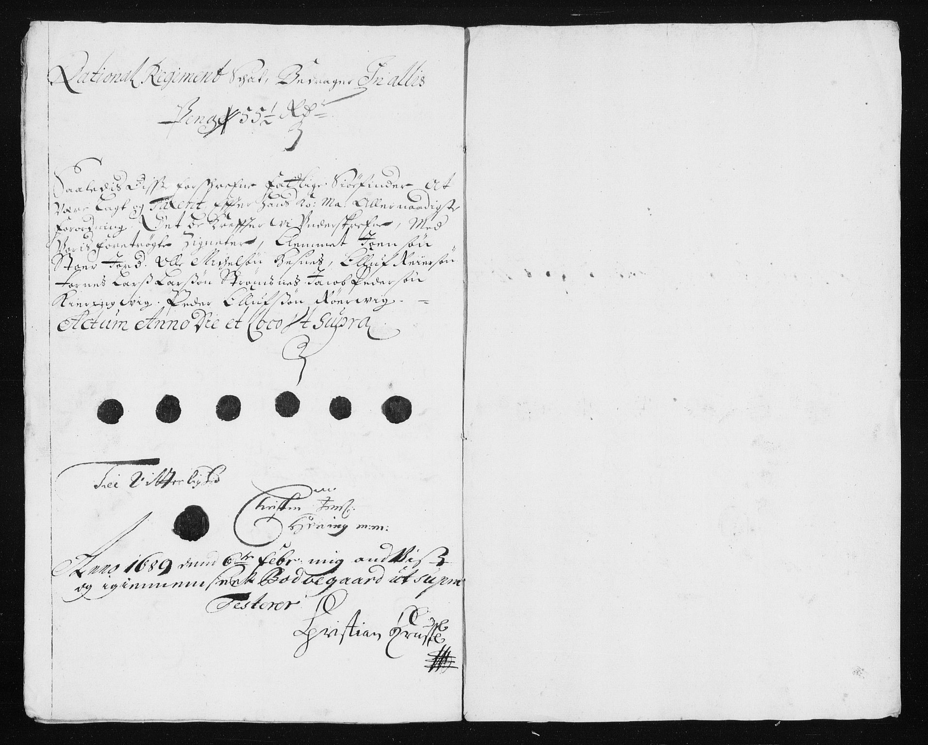 Rentekammeret inntil 1814, Reviderte regnskaper, Stiftamtstueregnskaper, Trondheim stiftamt og Nordland amt, AV/RA-EA-6044/R/Rh/L0011: Nordland amt, 1688