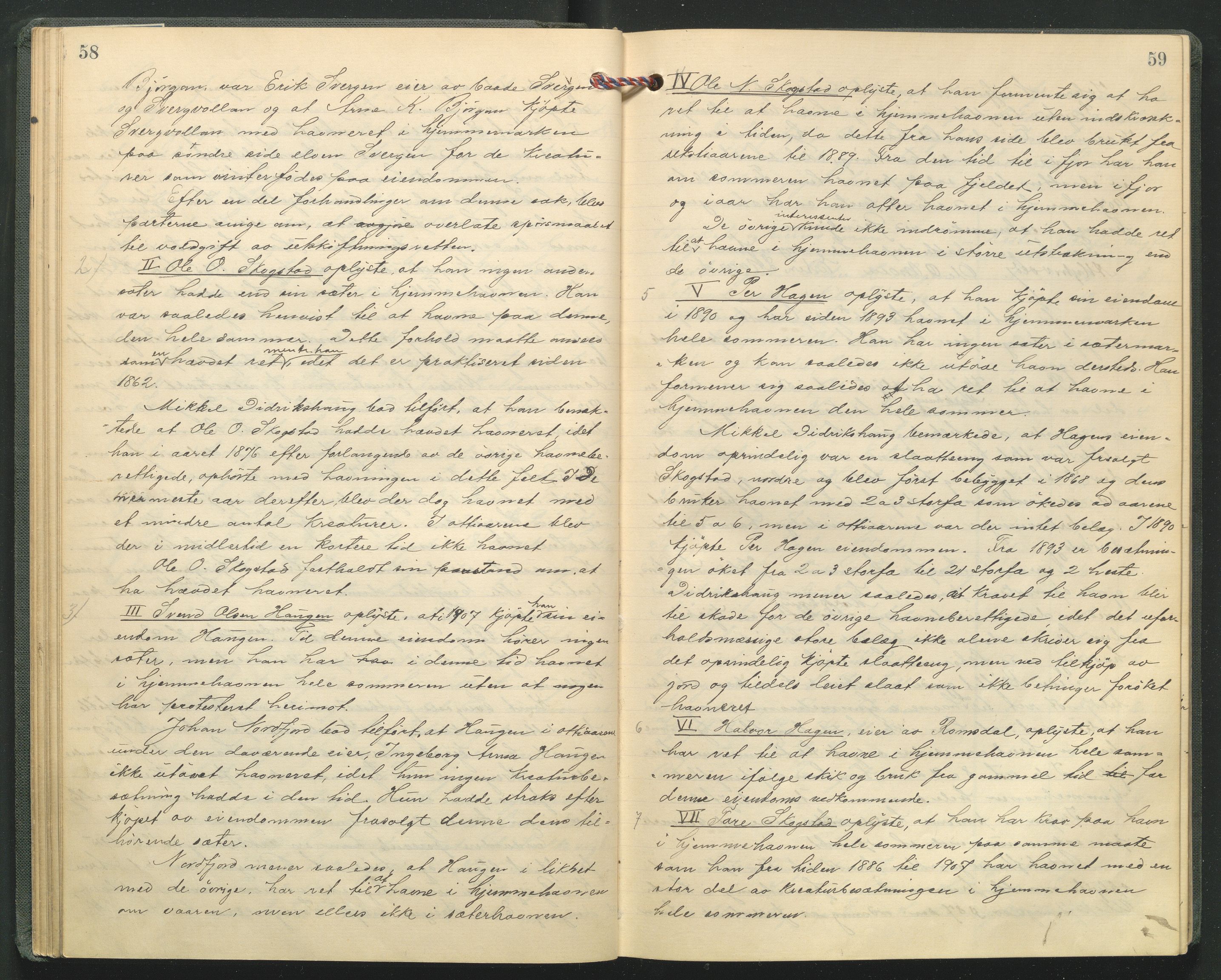 Hedmark og Østerdal jordskifterett, AV/SAH-JORDSKIFTEH-002/G/Ga/L0005/0001: Rettsbøker / Rettsbok - O, 1916-1921, s. 58-59