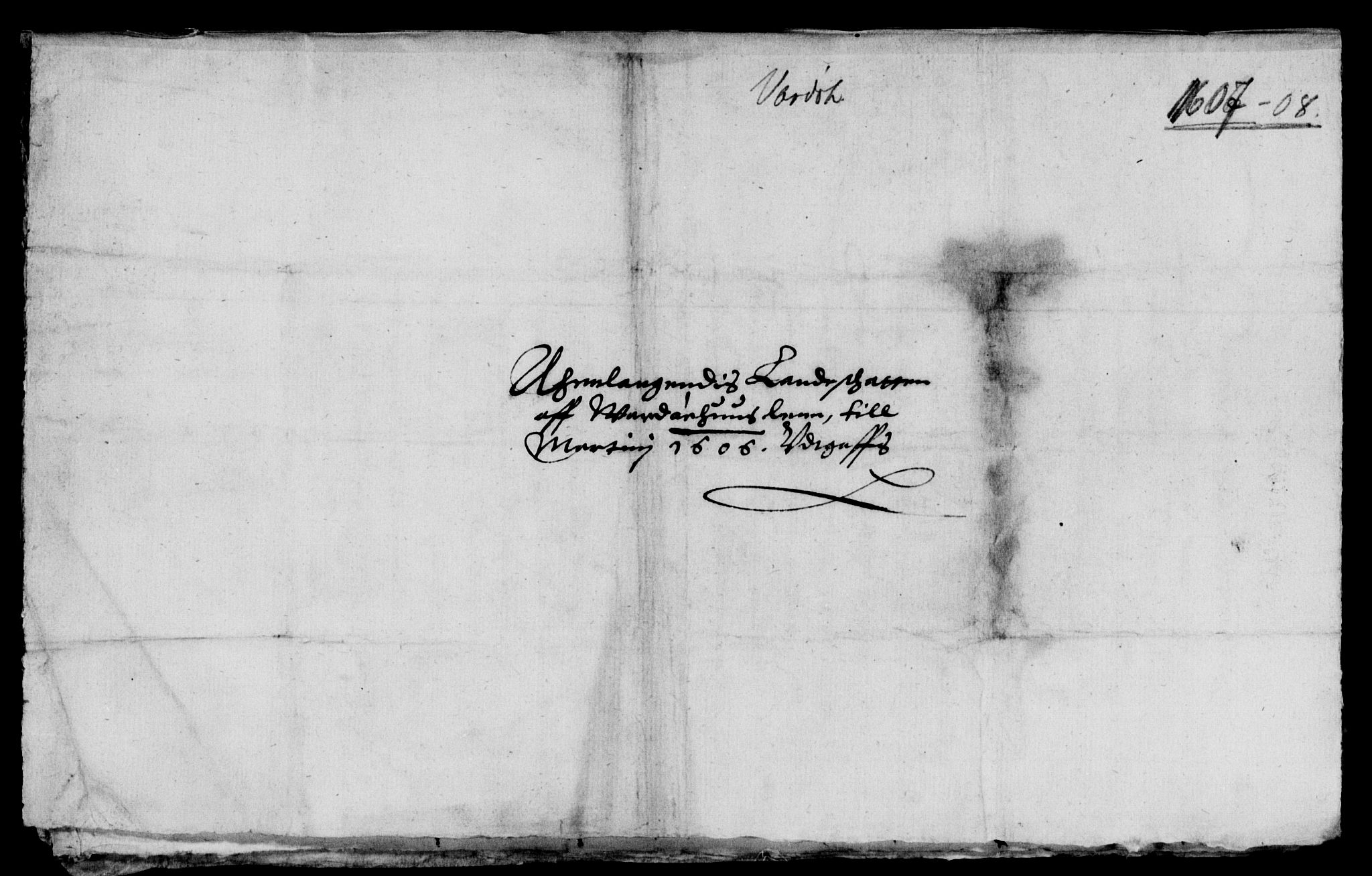 Rentekammeret inntil 1814, Reviderte regnskaper, Lensregnskaper, AV/RA-EA-5023/R/Rb/Rbæ/L0002: Vardøhus len, 1605-1613