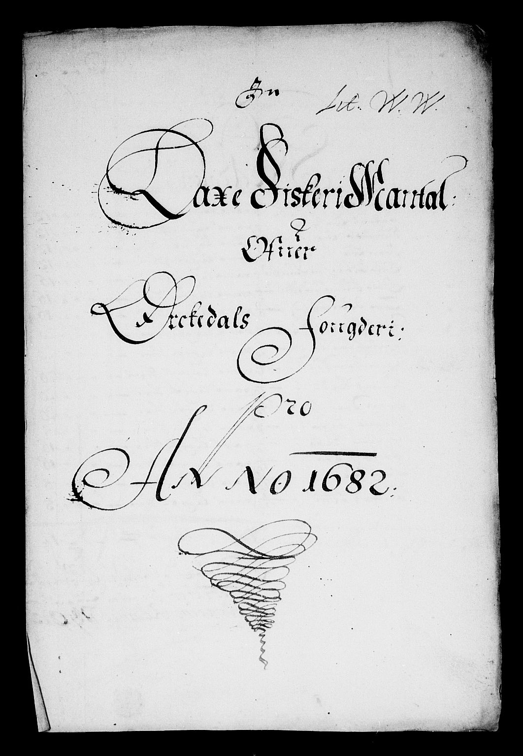 Rentekammeret inntil 1814, Reviderte regnskaper, Stiftamtstueregnskaper, Trondheim stiftamt og Nordland amt, RA/EA-6044/R/Rg/L0067: Trondheim stiftamt og Nordland amt, 1682