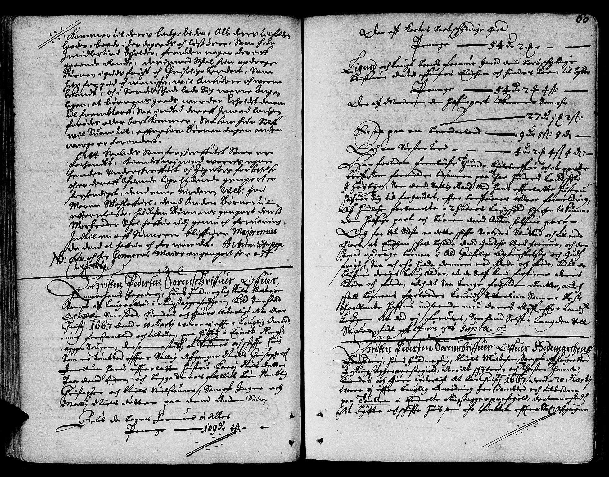 Hedemarken sorenskriveri, SAH/TING-034/J/Ja/L0001: Skifteprotokoll, 1662-1673, s. 59b-60a