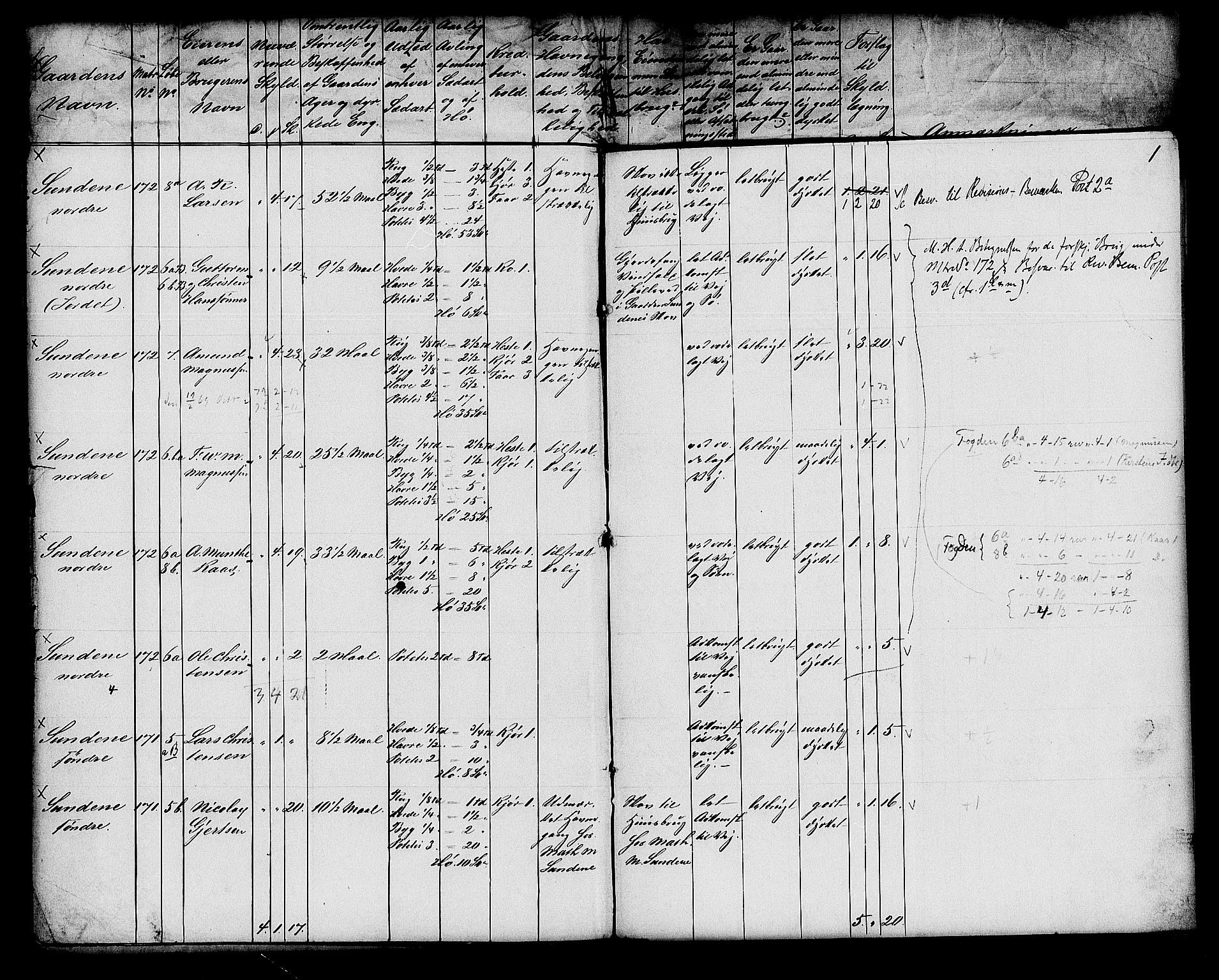 Matrikkelrevisjonen av 1863, AV/RA-S-1530/F/Fe/L0119: Tjøme, 1863