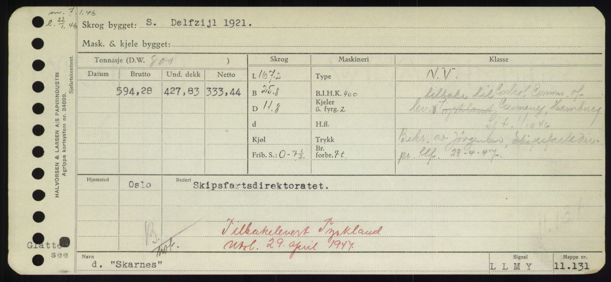 Sjøfartsdirektoratet med forløpere, Skipsmålingen, RA/S-1627/H/Hd/L0034: Fartøy, Sk-Slå, s. 67