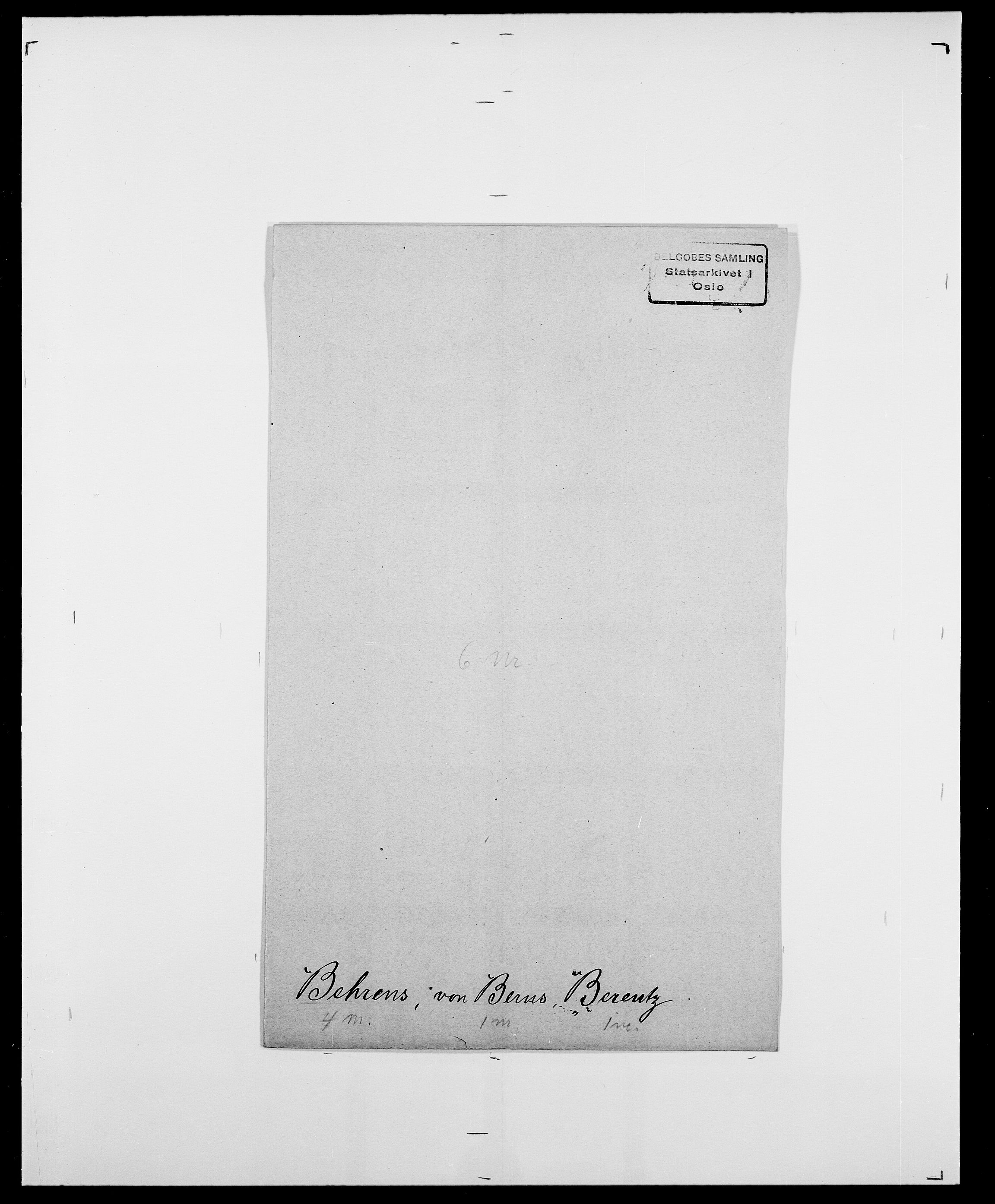 Delgobe, Charles Antoine - samling, AV/SAO-PAO-0038/D/Da/L0003: Barca - Bergen, s. 685