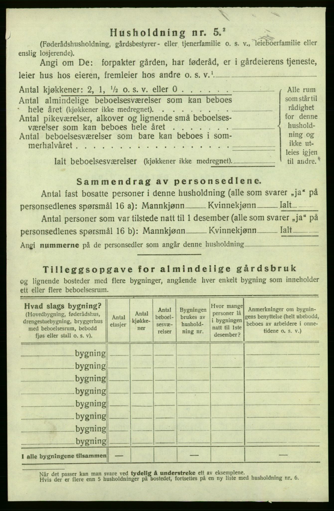 SAB, Folketelling 1920 for 1226 Strandebarm herred, 1920, s. 1181