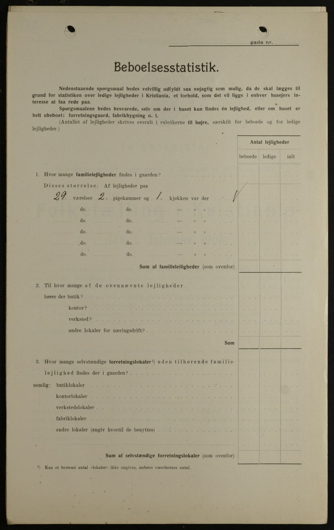 OBA, Kommunal folketelling 1.2.1908 for Kristiania kjøpstad, 1908, s. 90552