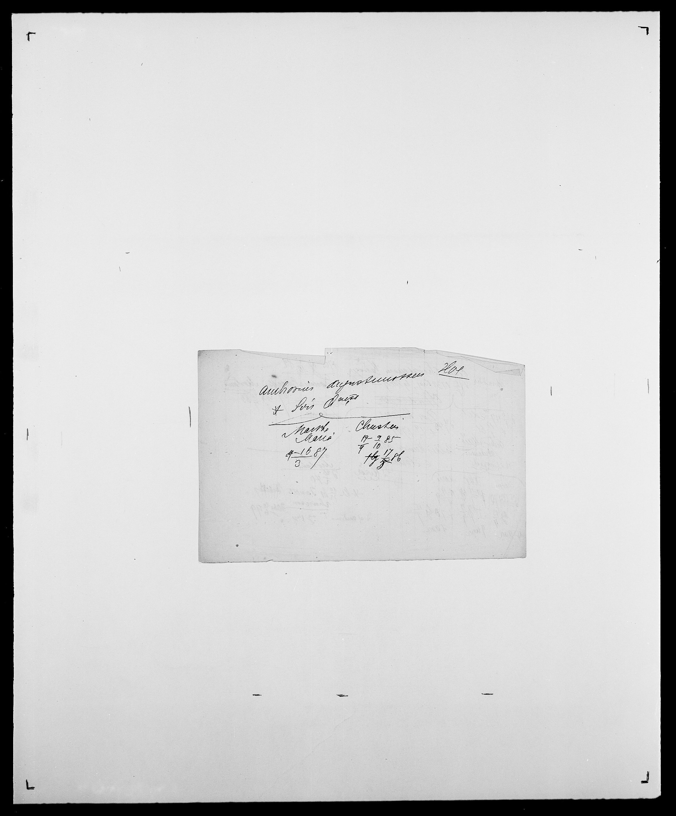Delgobe, Charles Antoine - samling, AV/SAO-PAO-0038/D/Da/L0040: Usgaard - Velund, s. 84