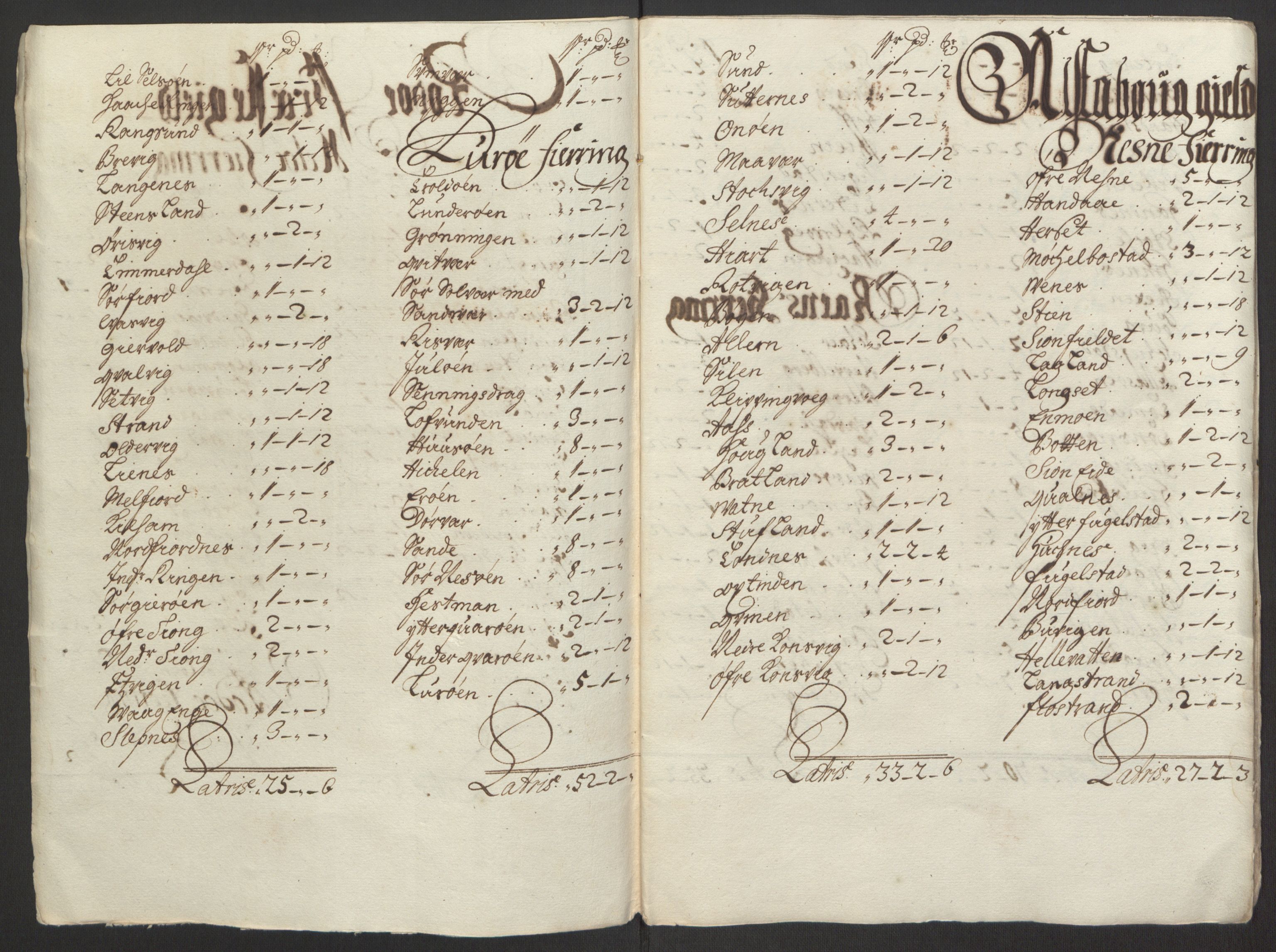 Rentekammeret inntil 1814, Reviderte regnskaper, Fogderegnskap, RA/EA-4092/R65/L4505: Fogderegnskap Helgeland, 1693-1696, s. 79