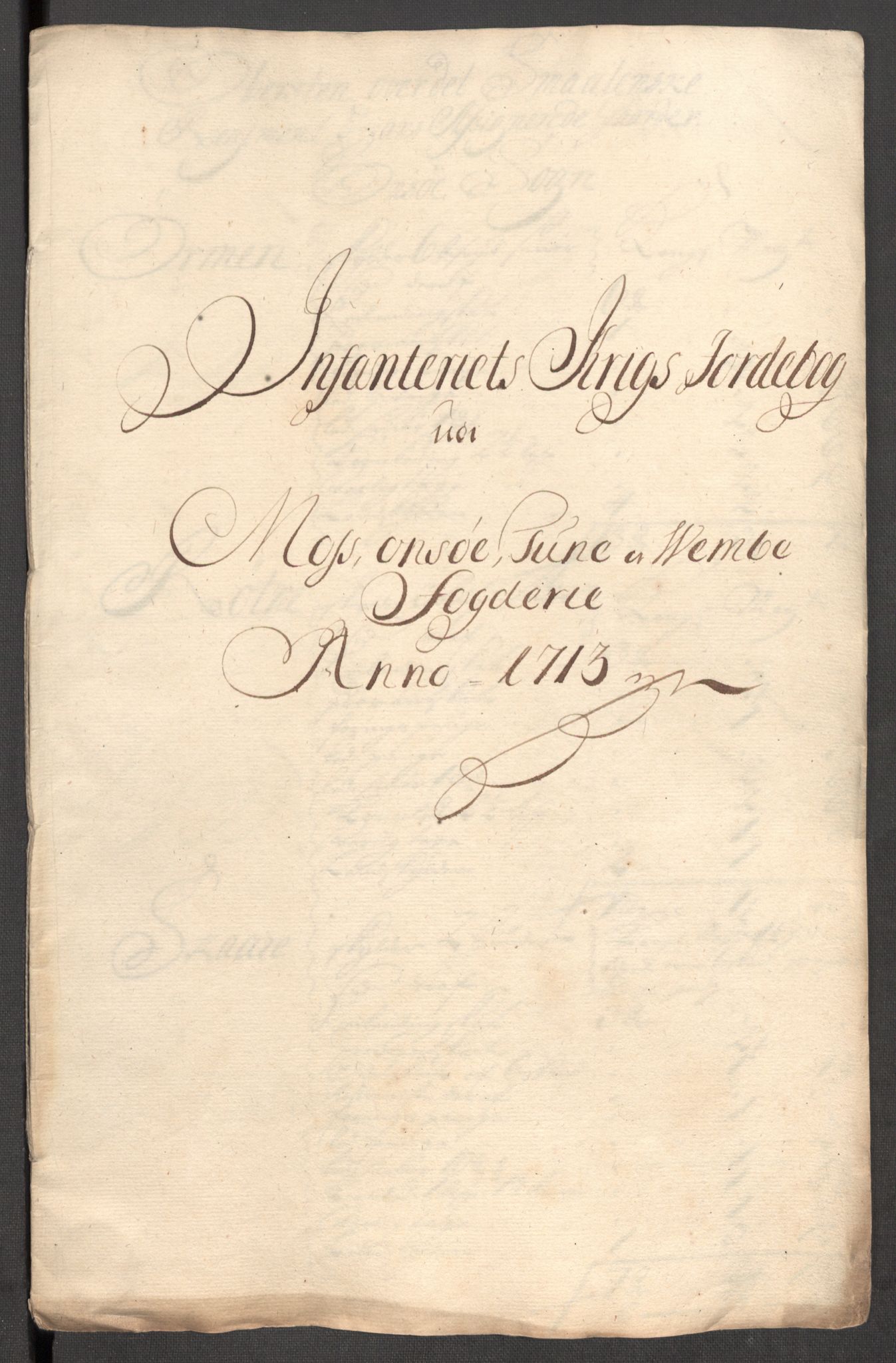 Rentekammeret inntil 1814, Reviderte regnskaper, Fogderegnskap, AV/RA-EA-4092/R04/L0138: Fogderegnskap Moss, Onsøy, Tune, Veme og Åbygge, 1713-1714, s. 261