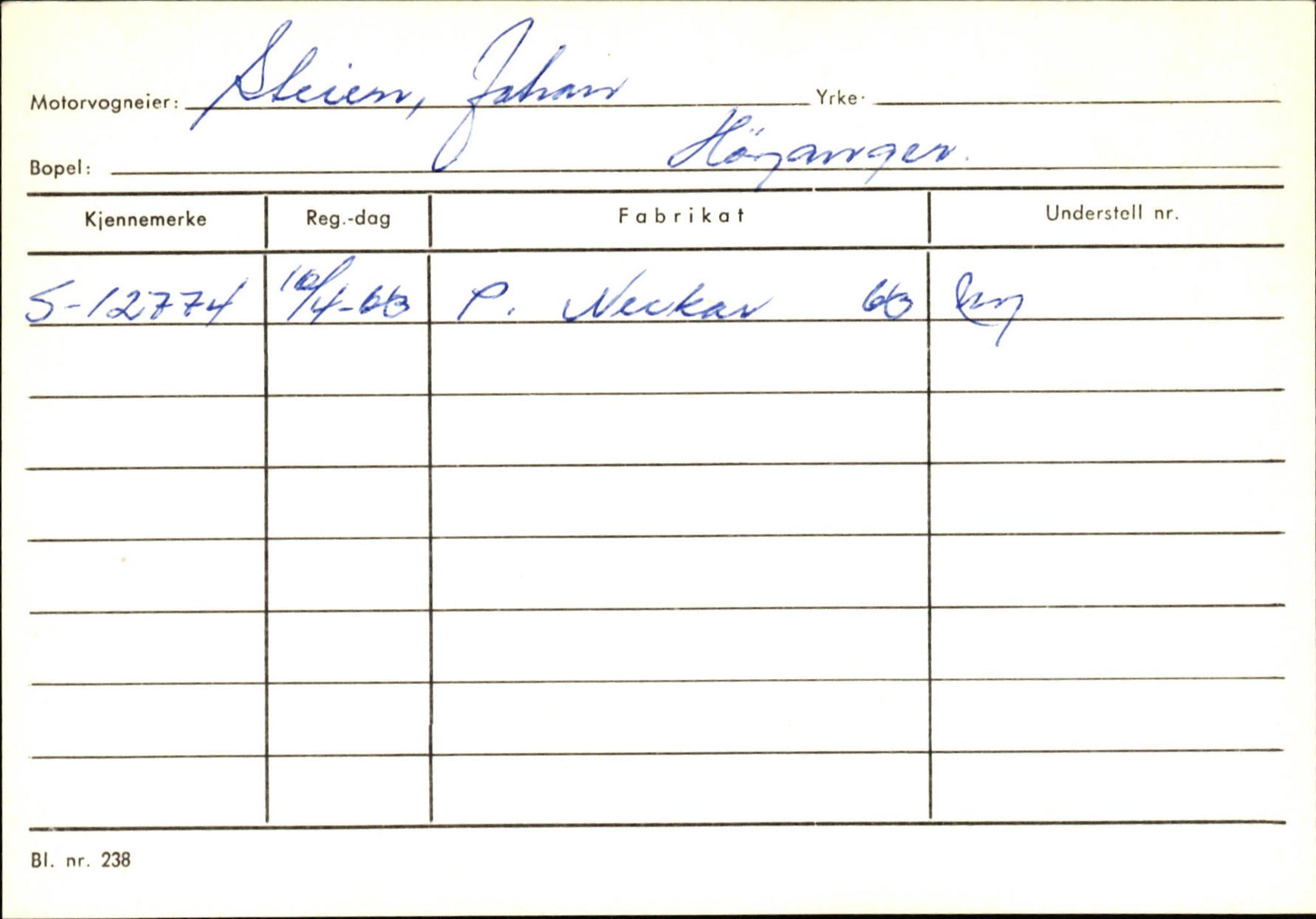 Statens vegvesen, Sogn og Fjordane vegkontor, AV/SAB-A-5301/4/F/L0131: Eigarregister Høyanger P-Å. Stryn S-Å, 1945-1975, s. 347