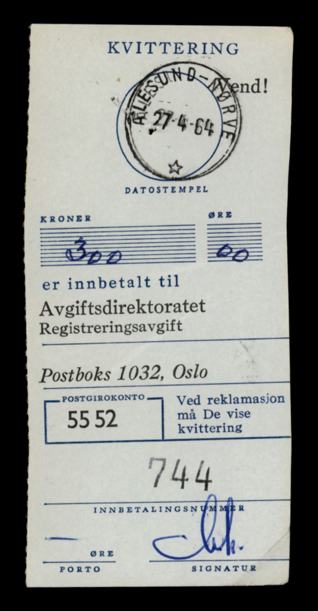 Møre og Romsdal vegkontor - Ålesund trafikkstasjon, SAT/A-4099/F/Fe/L0004: Registreringskort for kjøretøy T 341 - T 442, 1927-1998, s. 2870