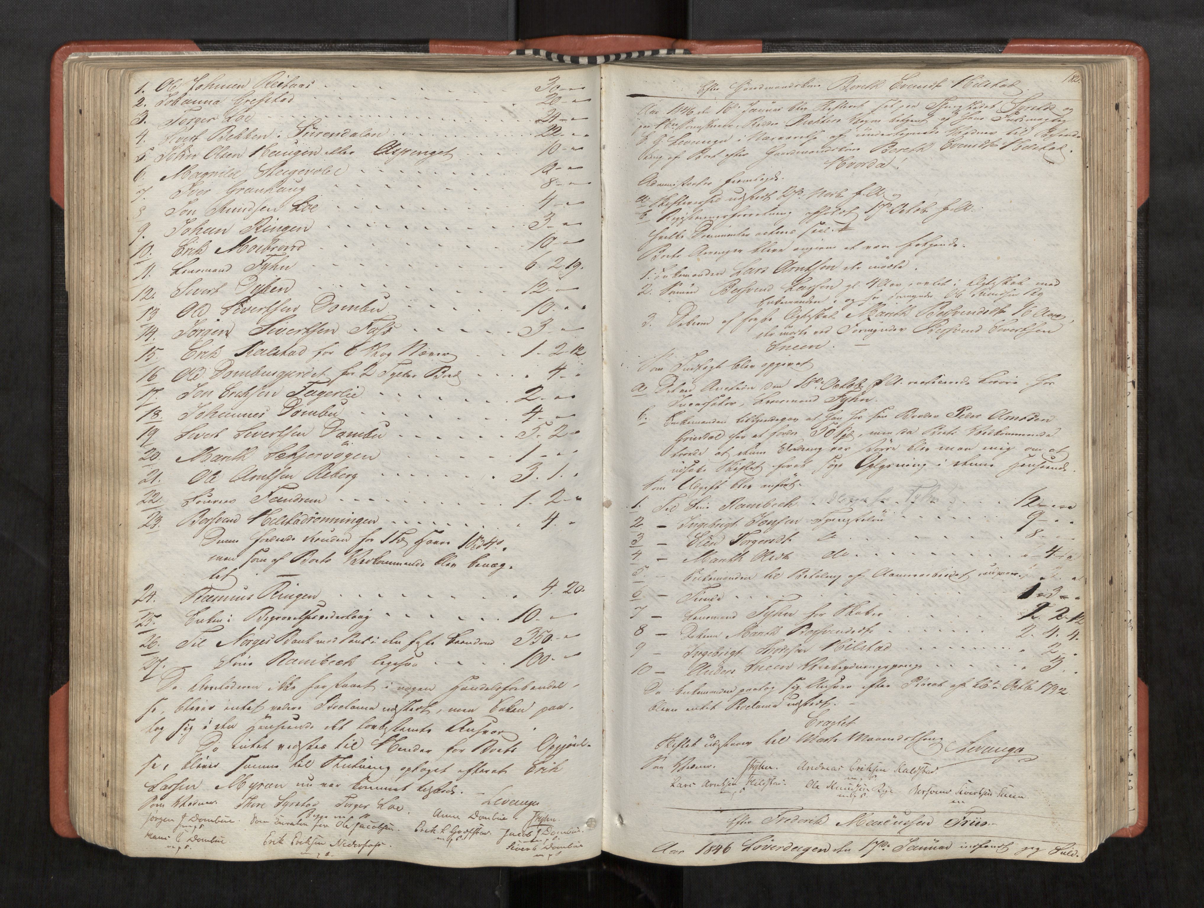 Orkdal sorenskriveri, AV/SAT-A-4169/1/3/3B/L0003: Skiftebehandlingsprotokoll, 1839-1859, s. 181b-182a