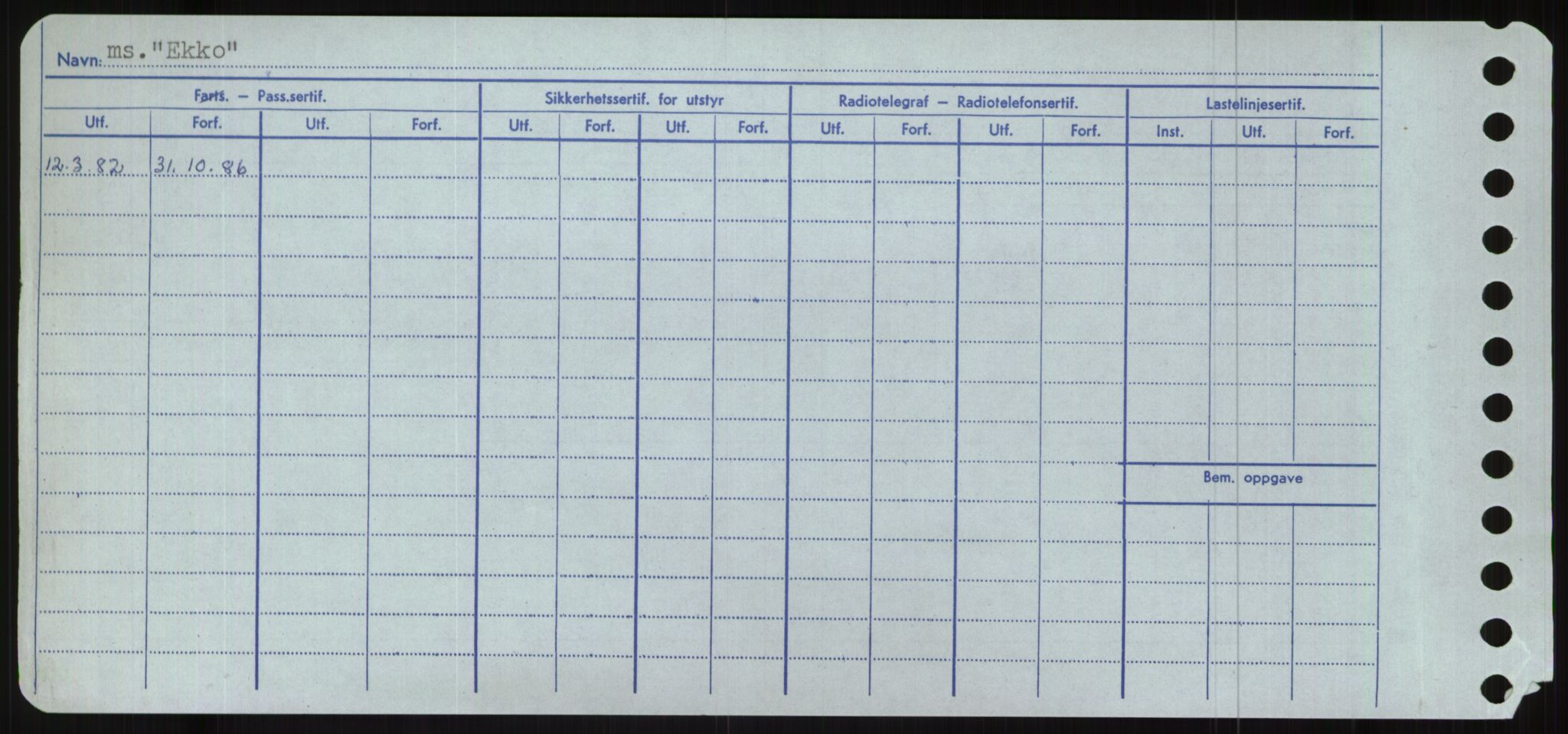 Sjøfartsdirektoratet med forløpere, Skipsmålingen, RA/S-1627/H/Ha/L0002/0001: Fartøy, Eik-Hill / Fartøy, Eik-F, s. 40