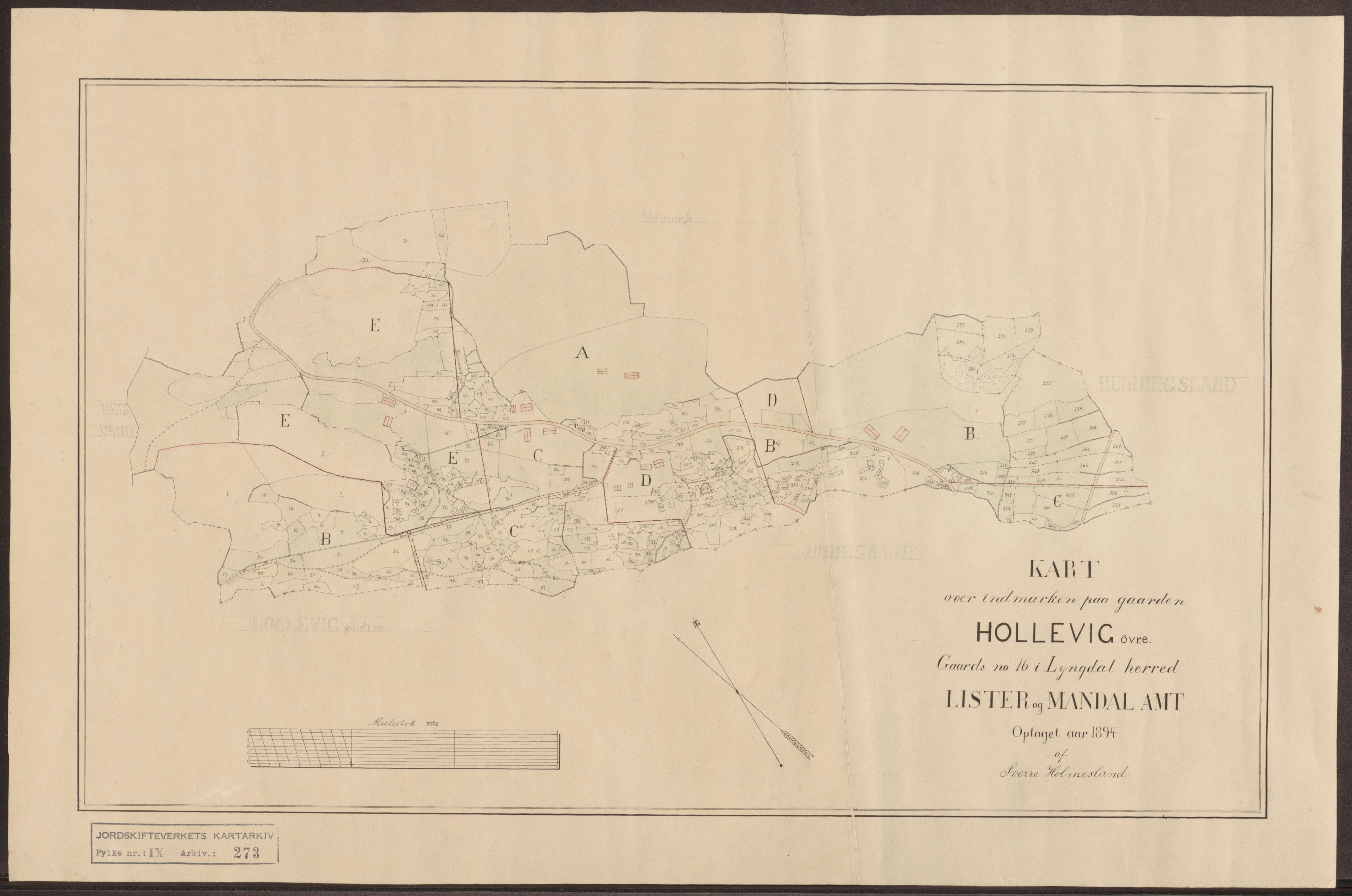 Jordskifteverkets kartarkiv, RA/S-3929/T, 1859-1988, s. 320