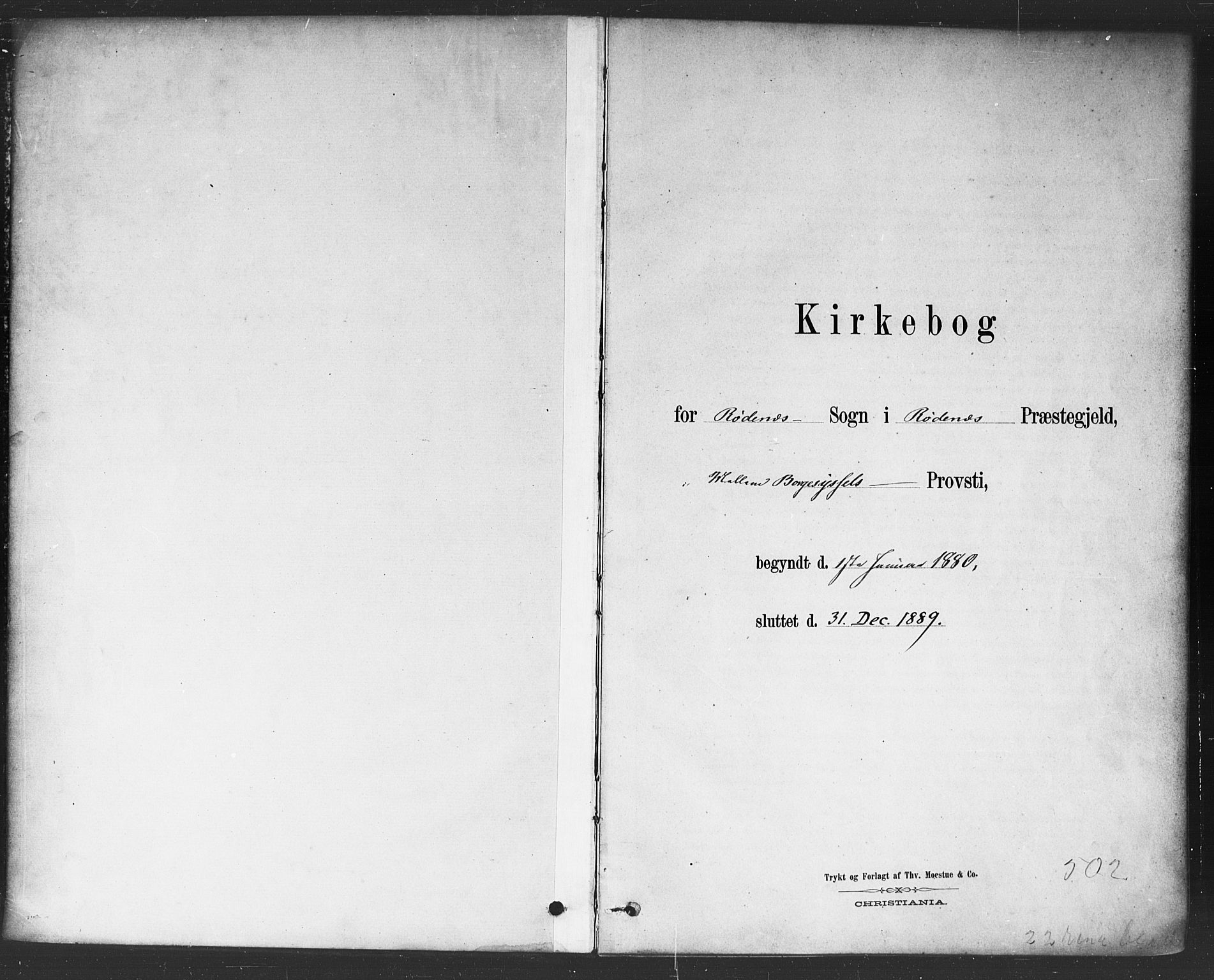Rødenes prestekontor Kirkebøker, SAO/A-2005/F/Fa/L0009: Ministerialbok nr. I 9, 1880-1889