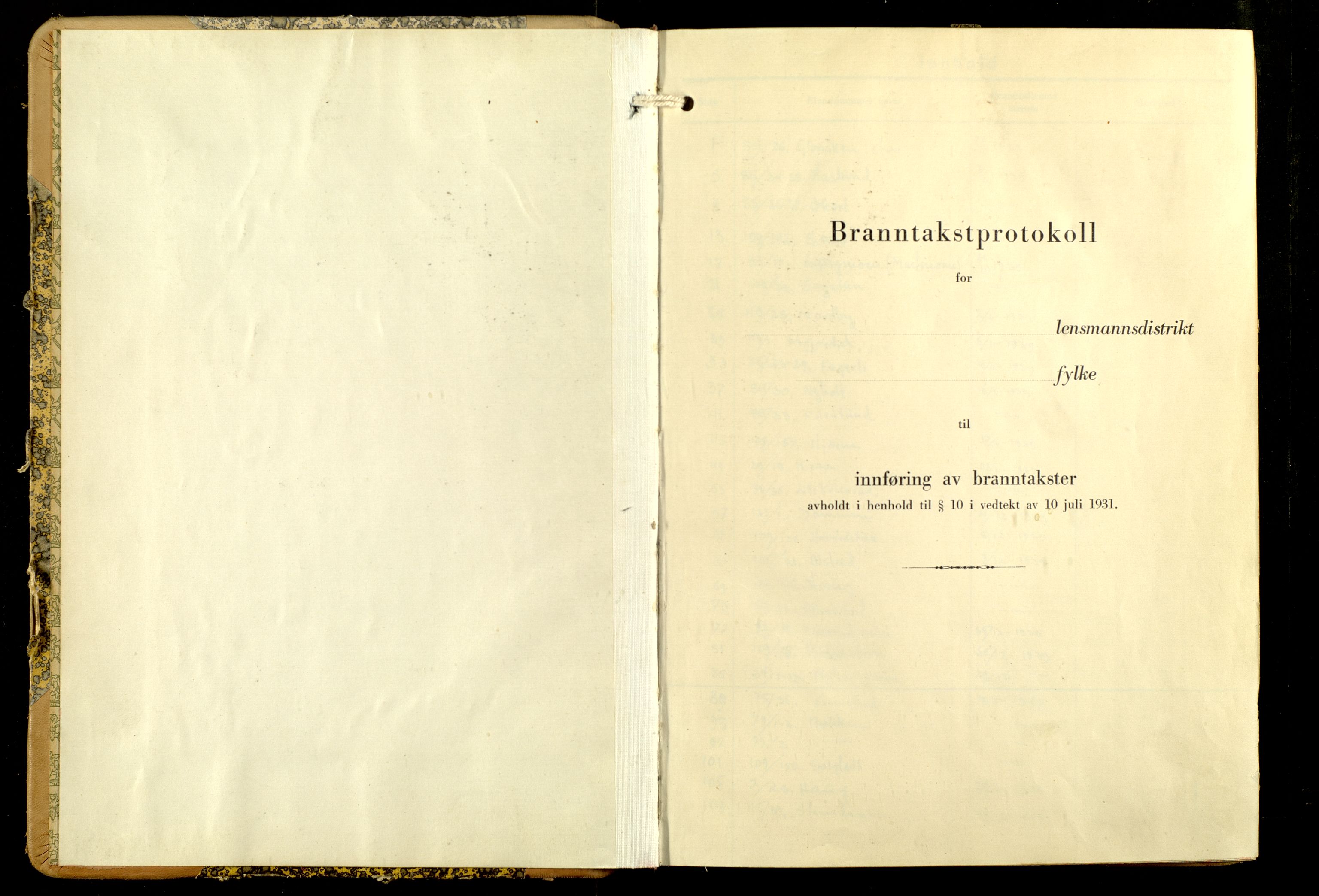 Norges Brannkasse, Åsnes, AV/SAH-NBRANÅ-018/F/L0024: Branntakstprotokoll, 1939-1946