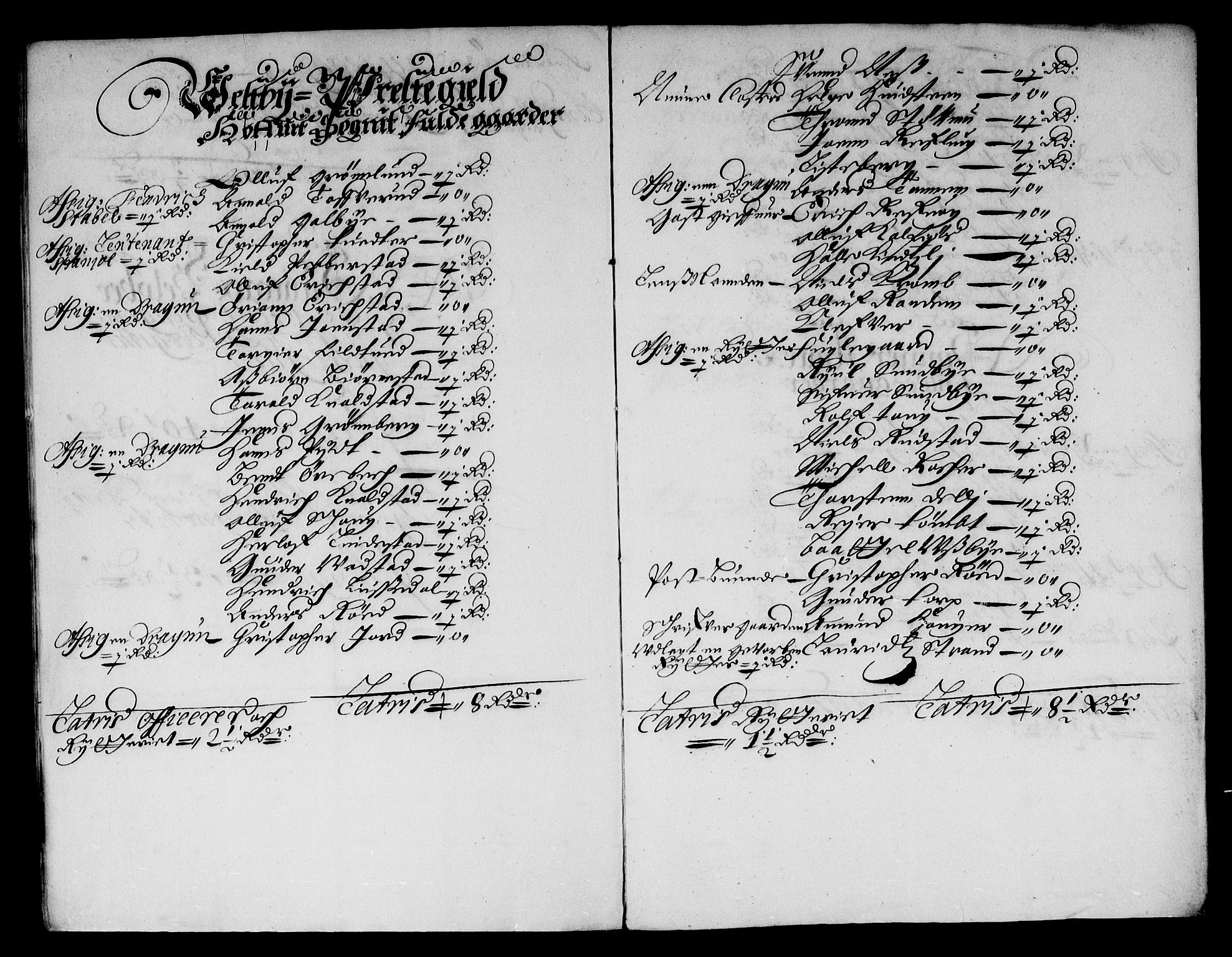 Rentekammeret inntil 1814, Reviderte regnskaper, Stiftamtstueregnskaper, Landkommissariatet på Akershus og Akershus stiftamt, AV/RA-EA-5869/R/Rb/L0084: Akershus stiftamt, 1672