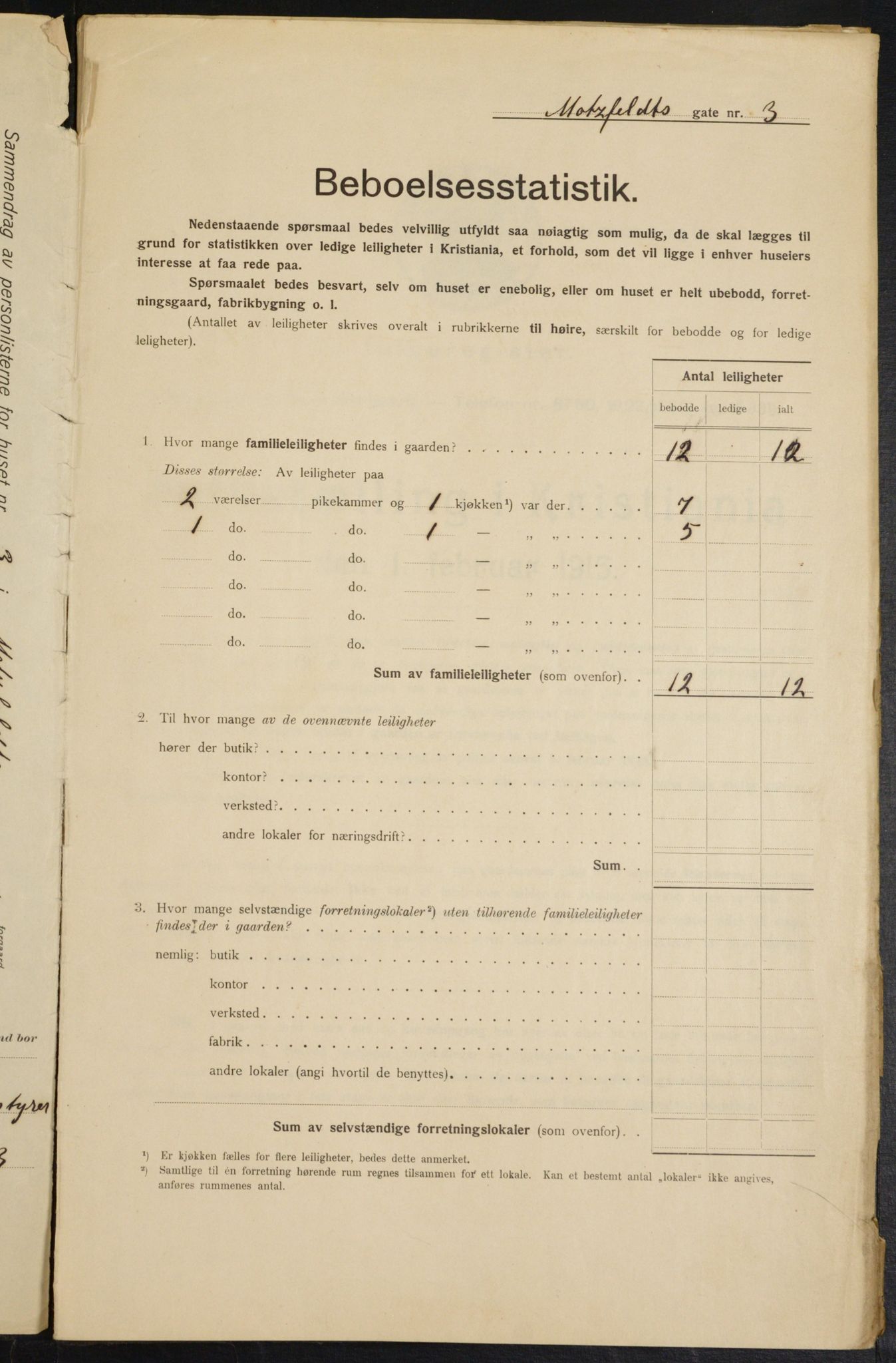 OBA, Kommunal folketelling 1.2.1915 for Kristiania, 1915, s. 65329