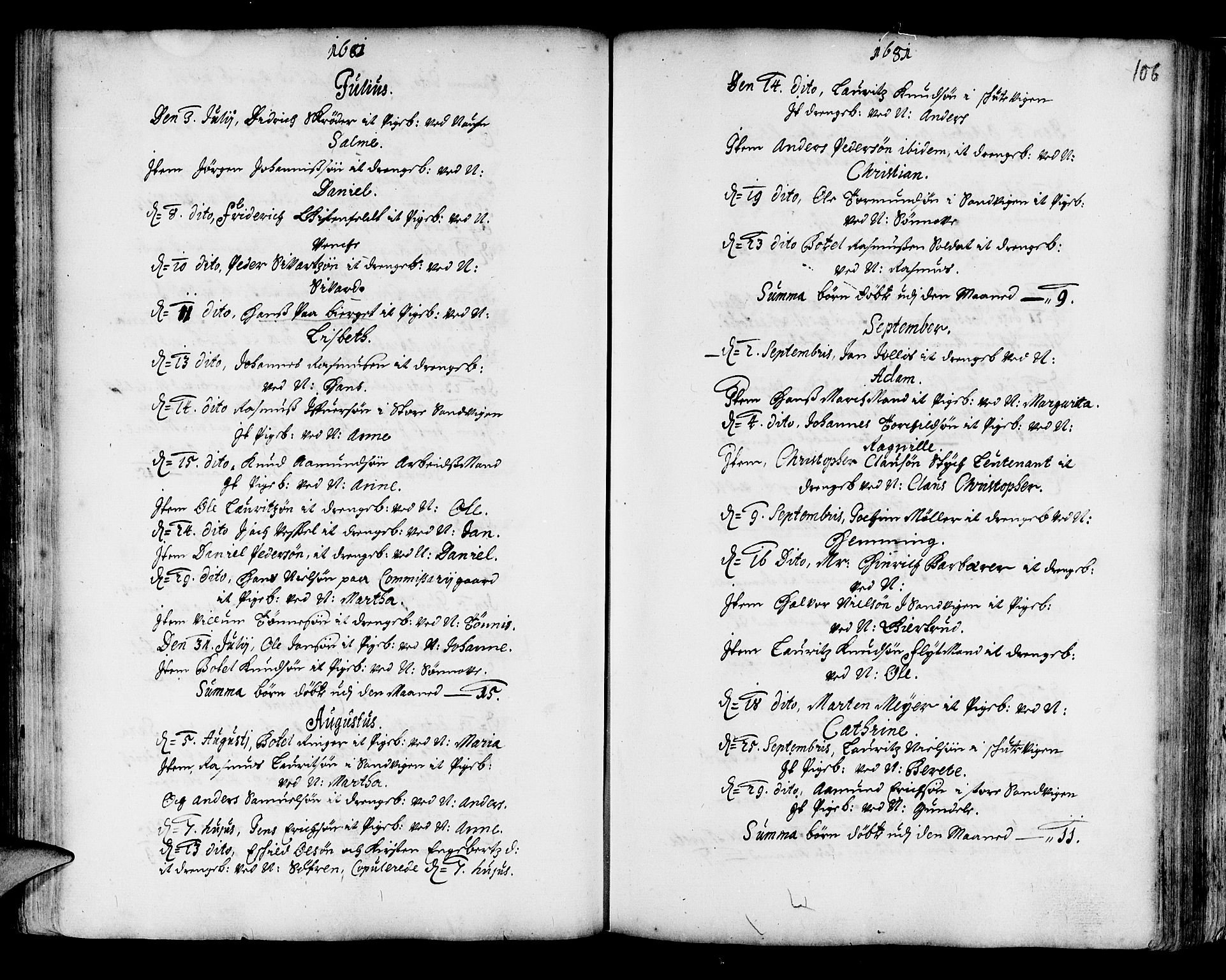Korskirken sokneprestembete, SAB/A-76101/H/Haa/L0001: Ministerialbok nr. A 1, 1674-1688, s. 106
