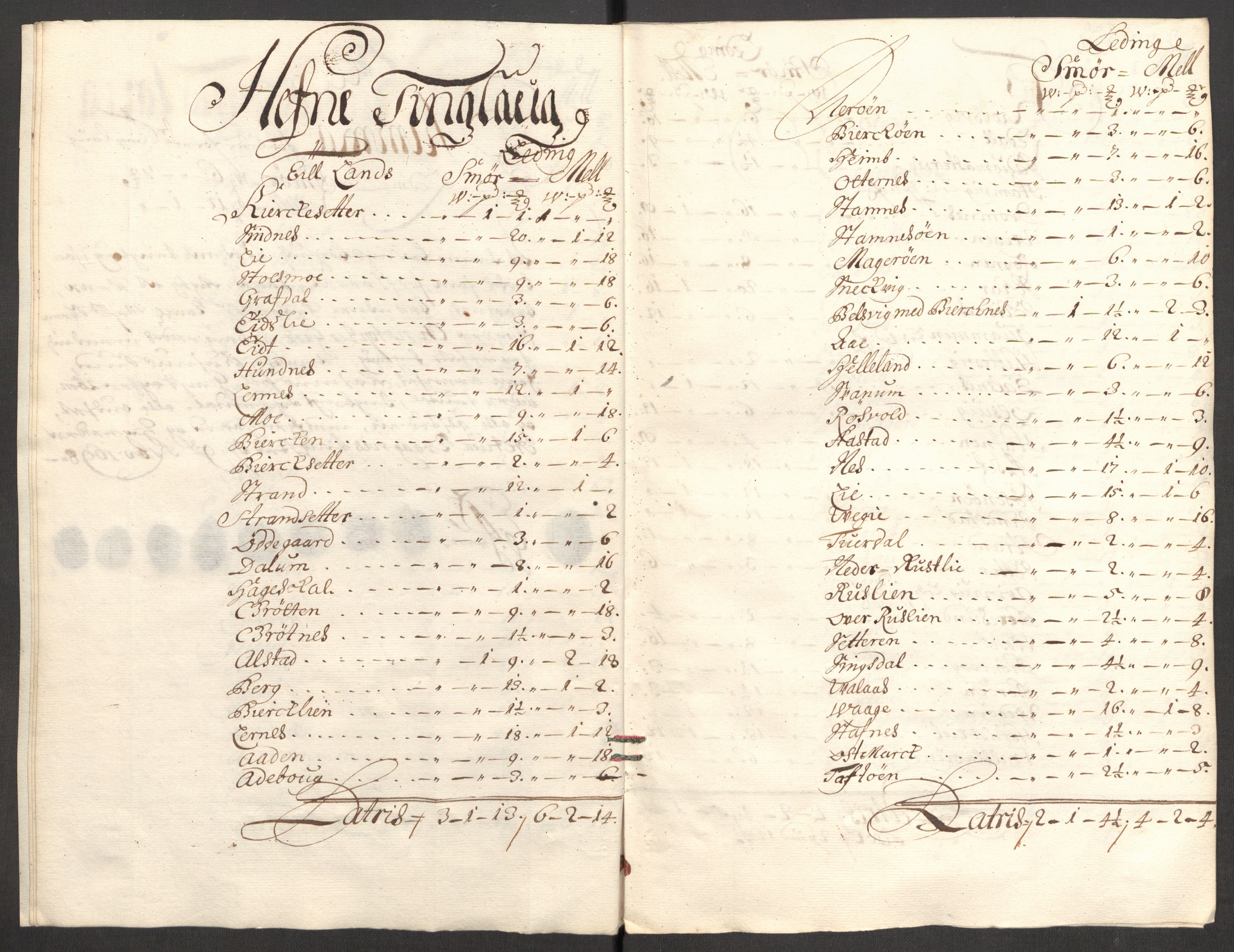 Rentekammeret inntil 1814, Reviderte regnskaper, Fogderegnskap, RA/EA-4092/R57/L3853: Fogderegnskap Fosen, 1698-1699, s. 25