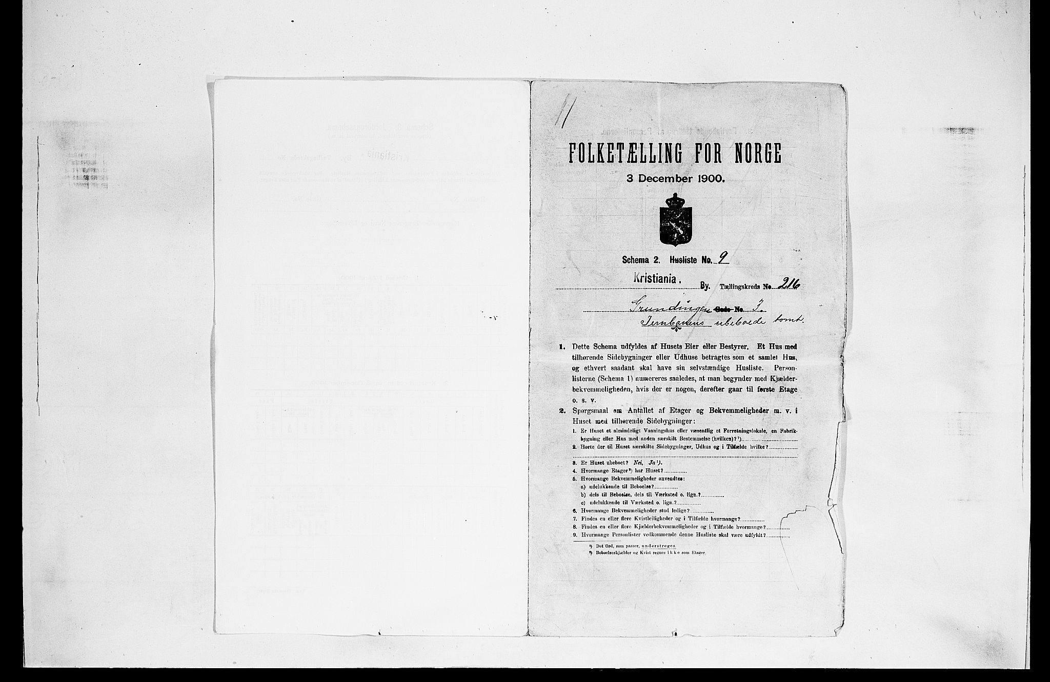 SAO, Folketelling 1900 for 0301 Kristiania kjøpstad, 1900, s. 28718