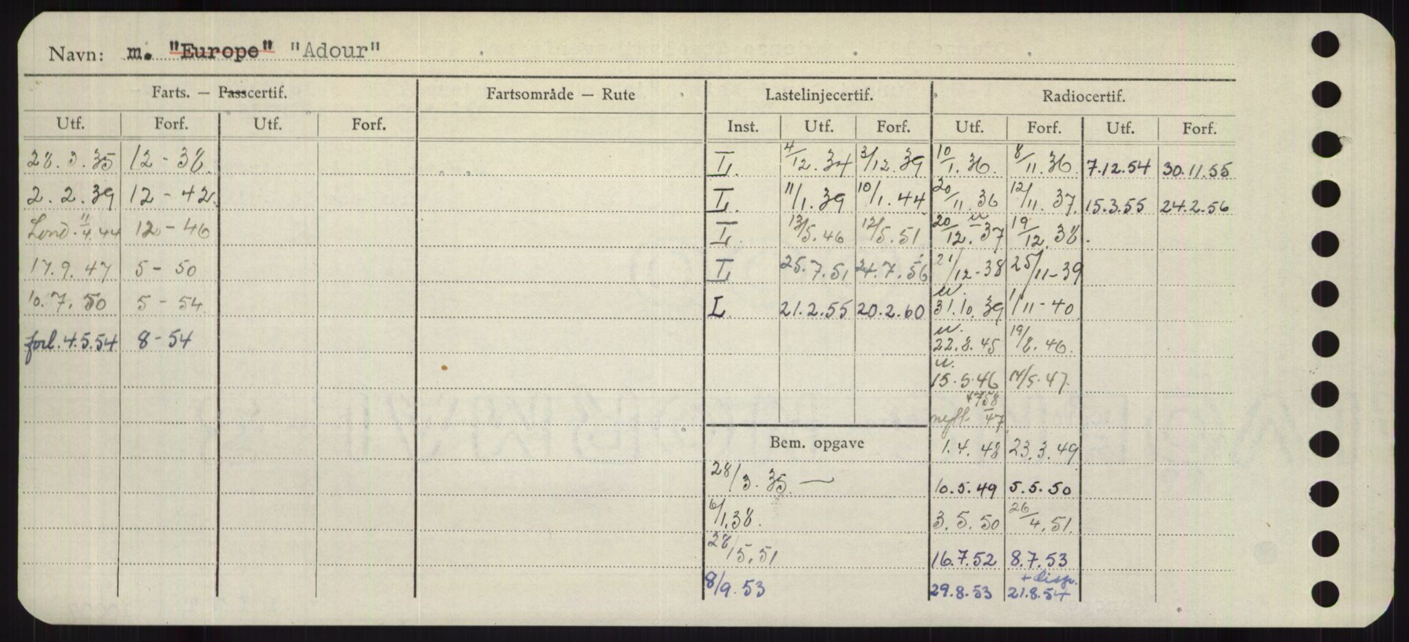 Sjøfartsdirektoratet med forløpere, Skipsmålingen, RA/S-1627/H/Hb/L0001: Fartøy, A-D, s. 8