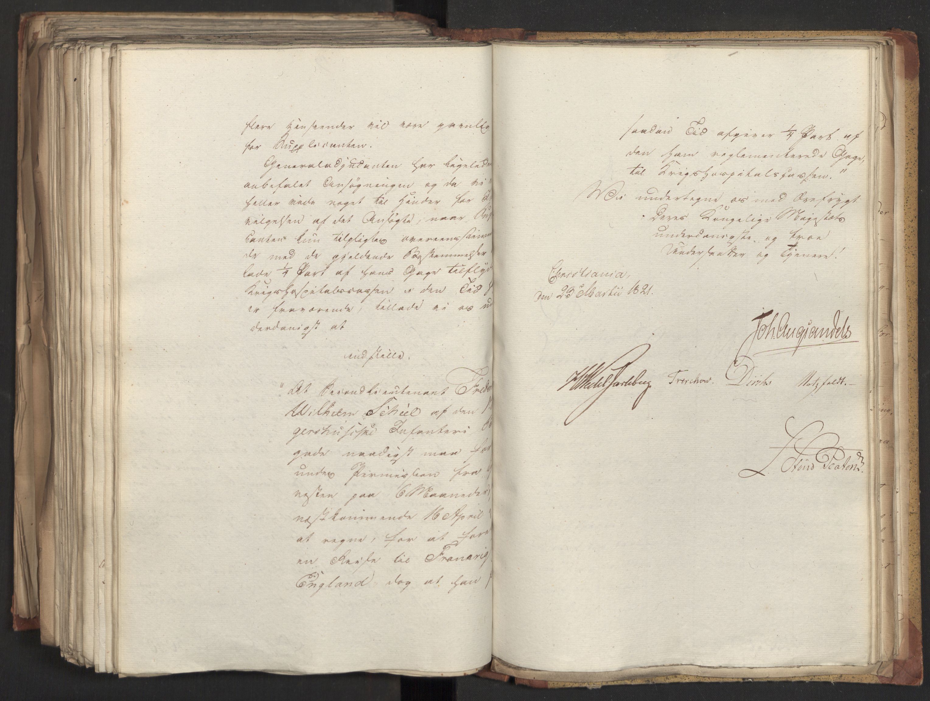 Statsrådsavdelingen i Stockholm, AV/RA-S-1003/D/Da/L0025: Regjeringsinnstillinger nr. 4873-5062, 1821, s. 466