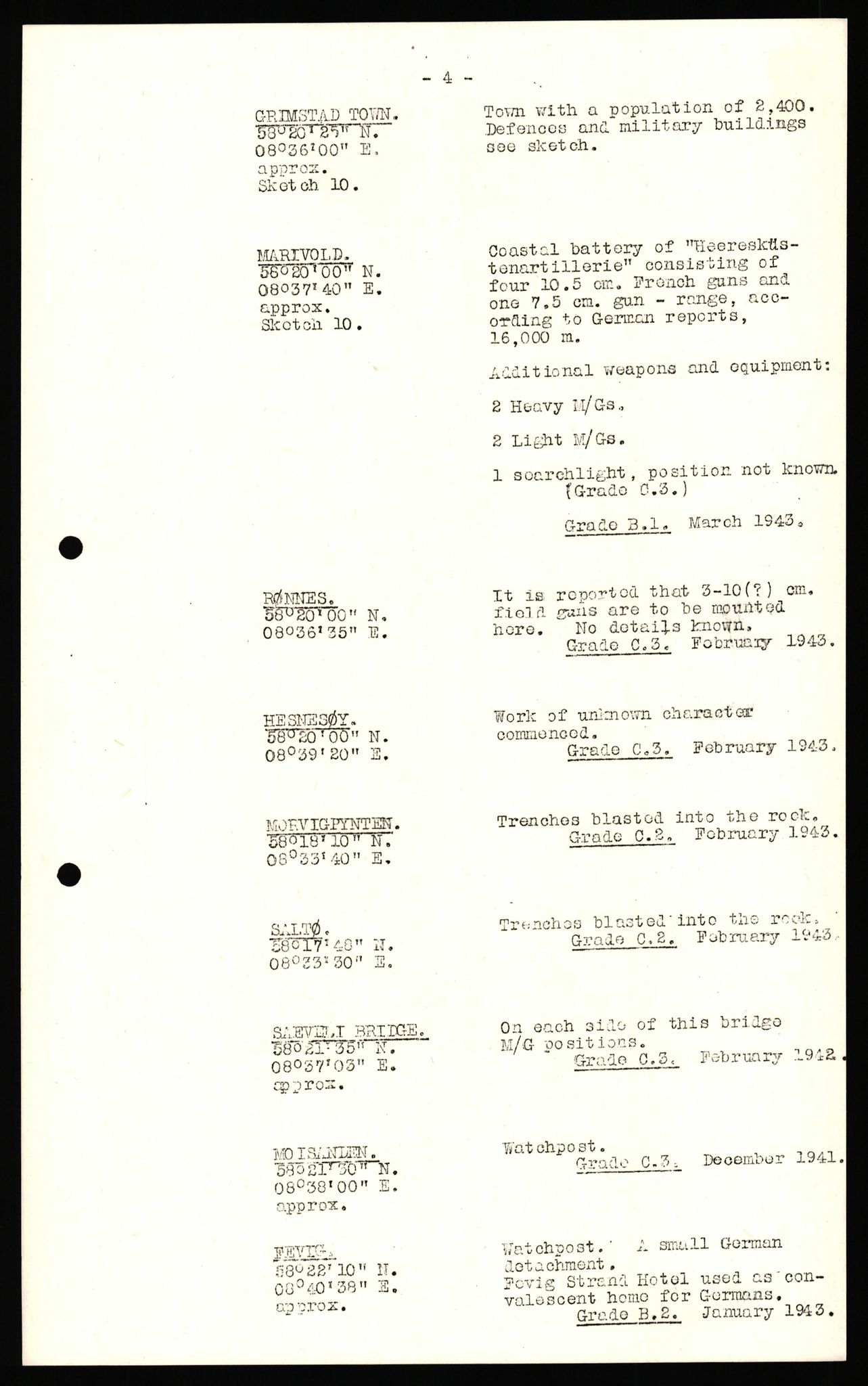 Forsvaret, Forsvarets overkommando II, AV/RA-RAFA-3915/D/Dd/L0002: Aust-Agder fylke, 1942-1944, s. 10