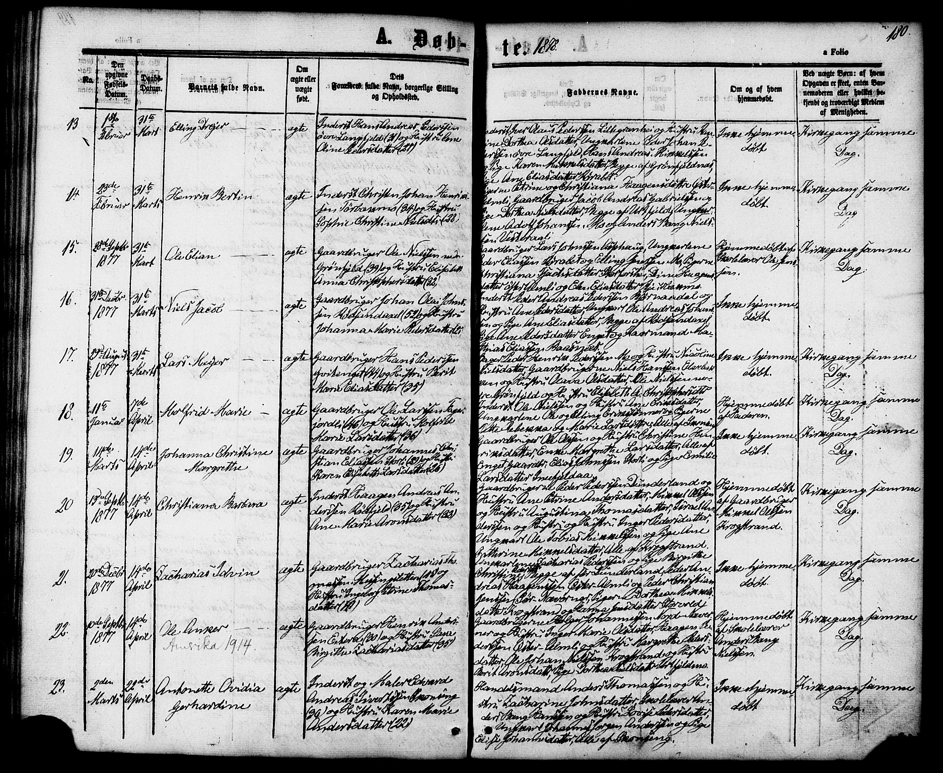 Ministerialprotokoller, klokkerbøker og fødselsregistre - Nordland, AV/SAT-A-1459/827/L0393: Ministerialbok nr. 827A05, 1863-1883, s. 180