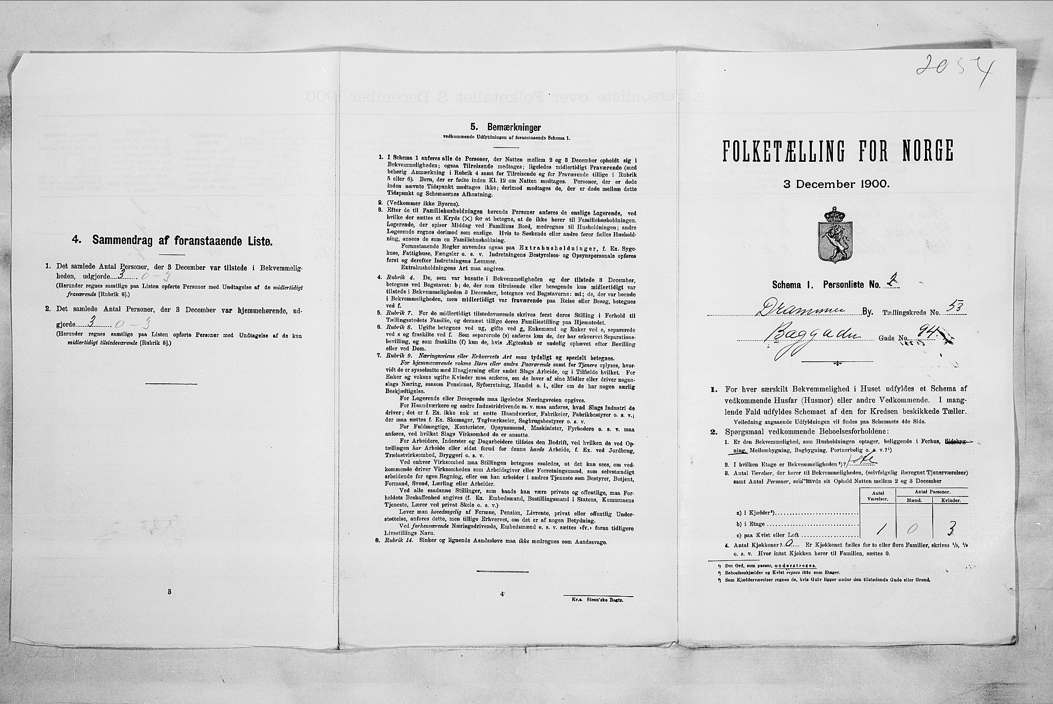 RA, Folketelling 1900 for 0602 Drammen kjøpstad, 1900, s. 9148