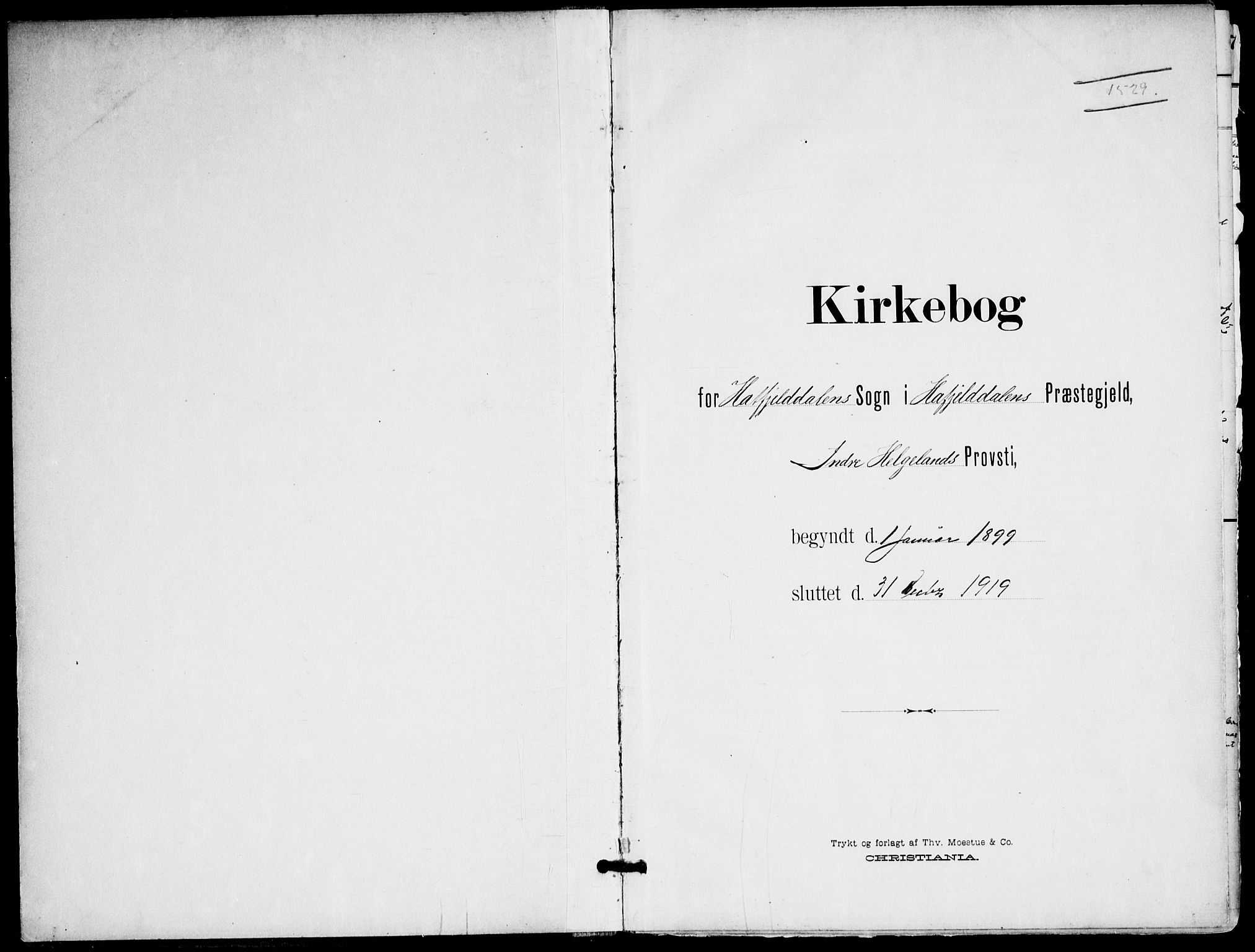 Ministerialprotokoller, klokkerbøker og fødselsregistre - Nordland, SAT/A-1459/823/L0326: Ministerialbok nr. 823A03, 1899-1919