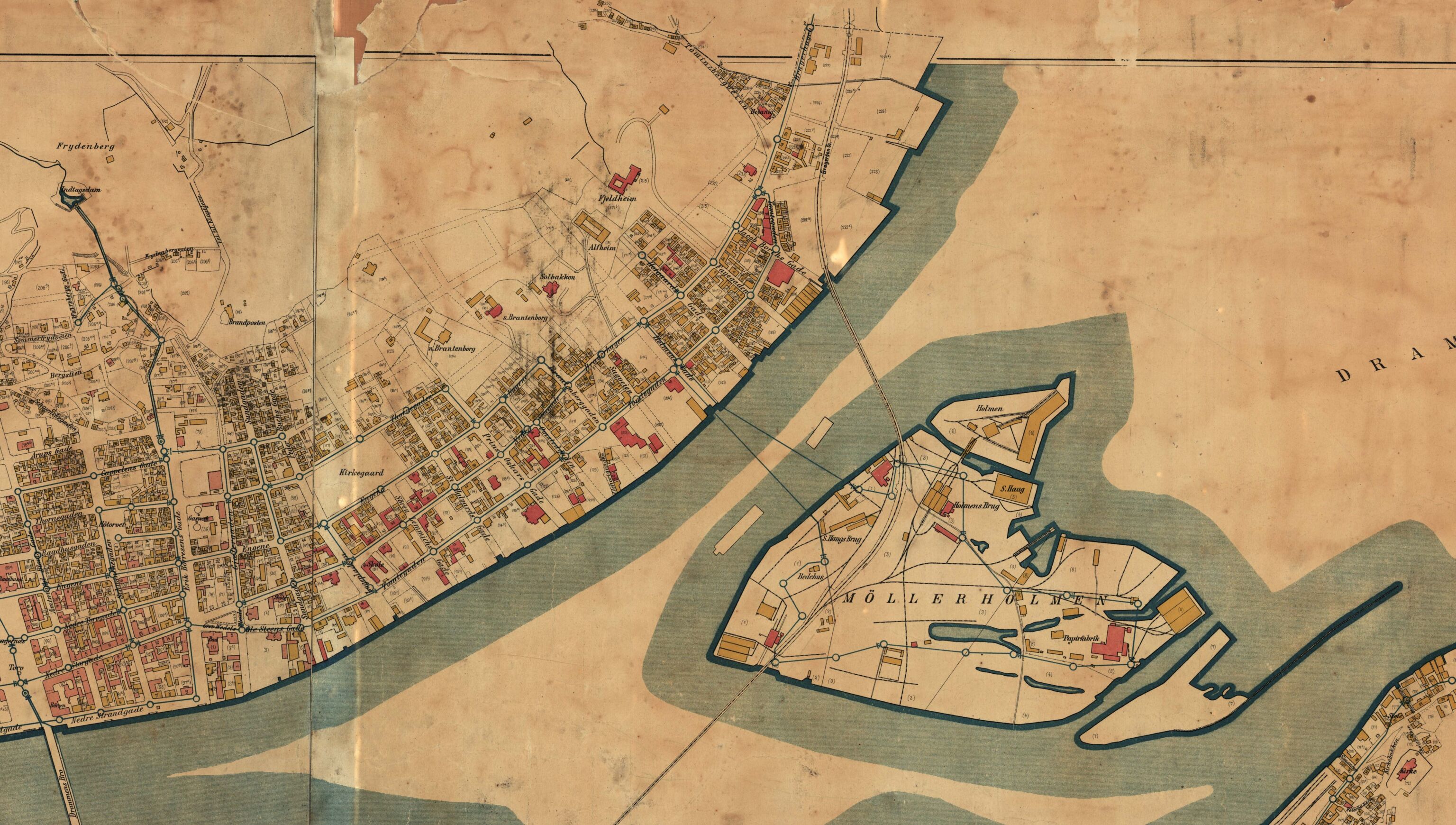 , 1883 Skattemanntall Bragernes  - Distrikt 2-2, 1883