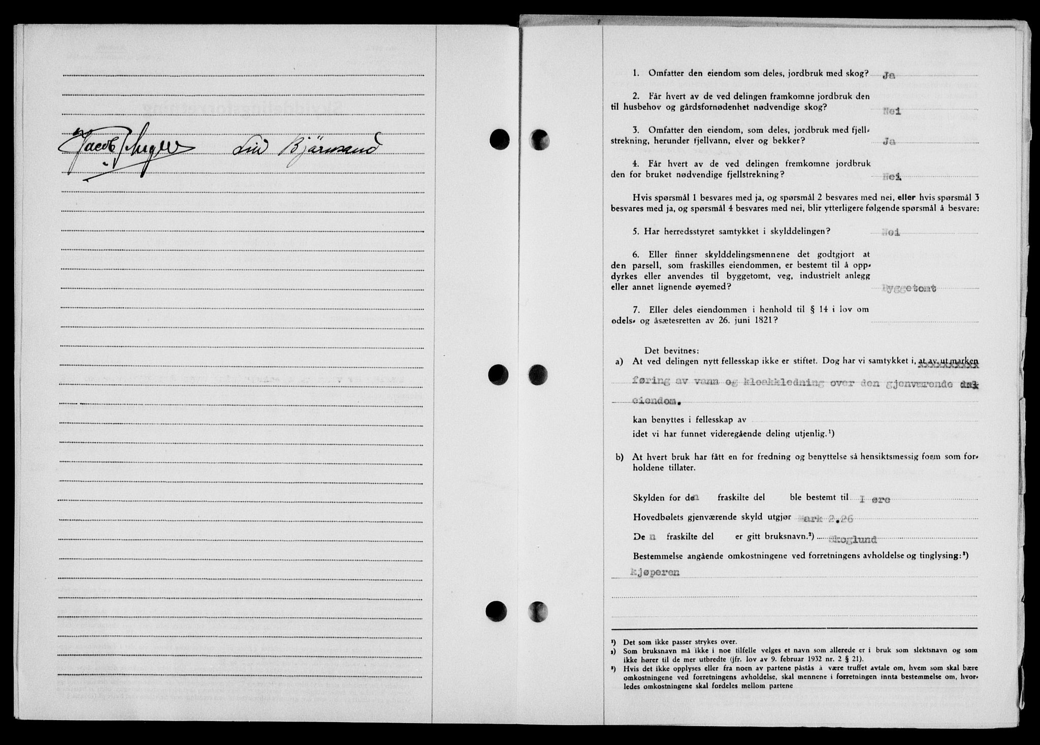 Lofoten sorenskriveri, SAT/A-0017/1/2/2C/L0019a: Pantebok nr. 19a, 1948-1948, Dagboknr: 2287/1948