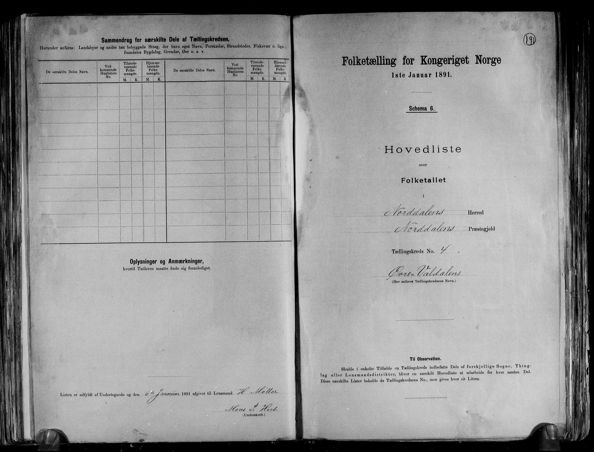 RA, Folketelling 1891 for 1524 Norddal herred, 1891, s. 10