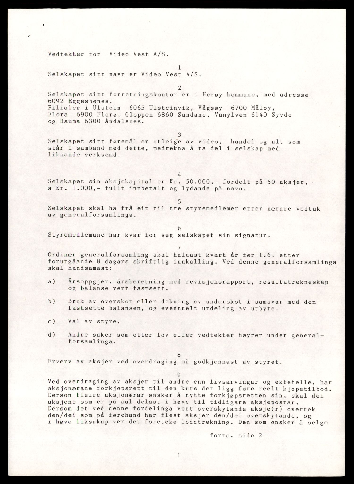 Søre Sunnmøre sorenskriveri, AV/SAT-A-4122/2/J/Jd/Jda/L0024: Bilag. Aksjeselskap, Vi-Vo, 1944-1990, s. 5