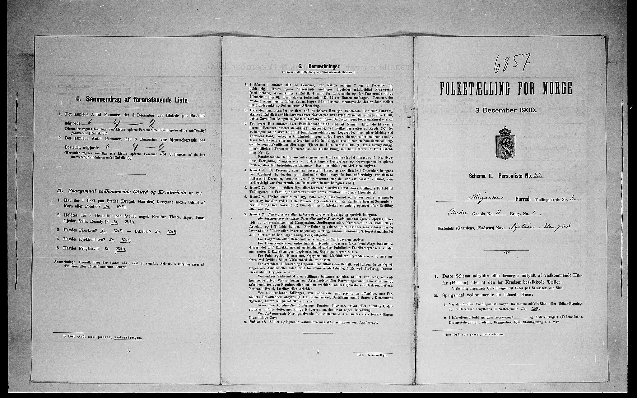 SAH, Folketelling 1900 for 0412 Ringsaker herred, 1900, s. 861