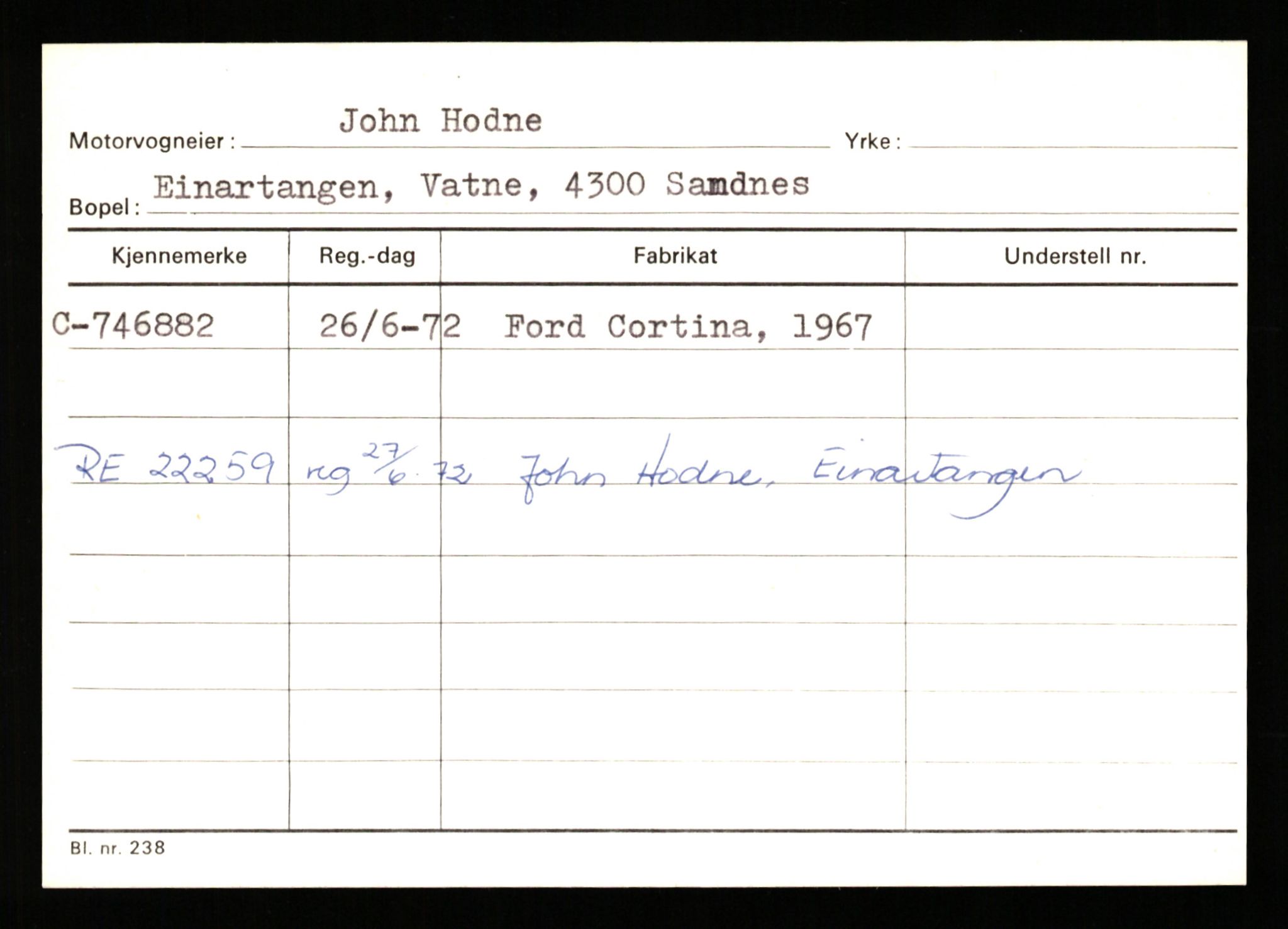 Stavanger trafikkstasjon, AV/SAST-A-101942/0/G/L0012: Registreringsnummer: 363571 - 800000, 1930-1971, s. 2897