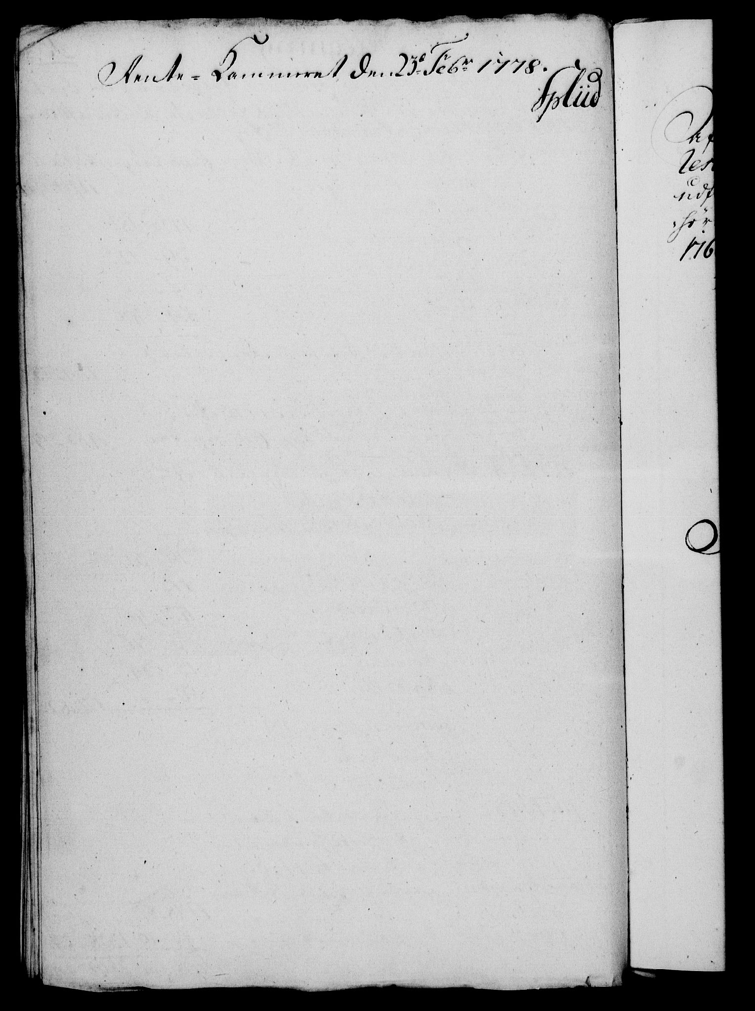 Rentekammeret, Kammerkanselliet, AV/RA-EA-3111/G/Gf/Gfa/L0060: Norsk relasjons- og resolusjonsprotokoll (merket RK 52.60), 1778, s. 135